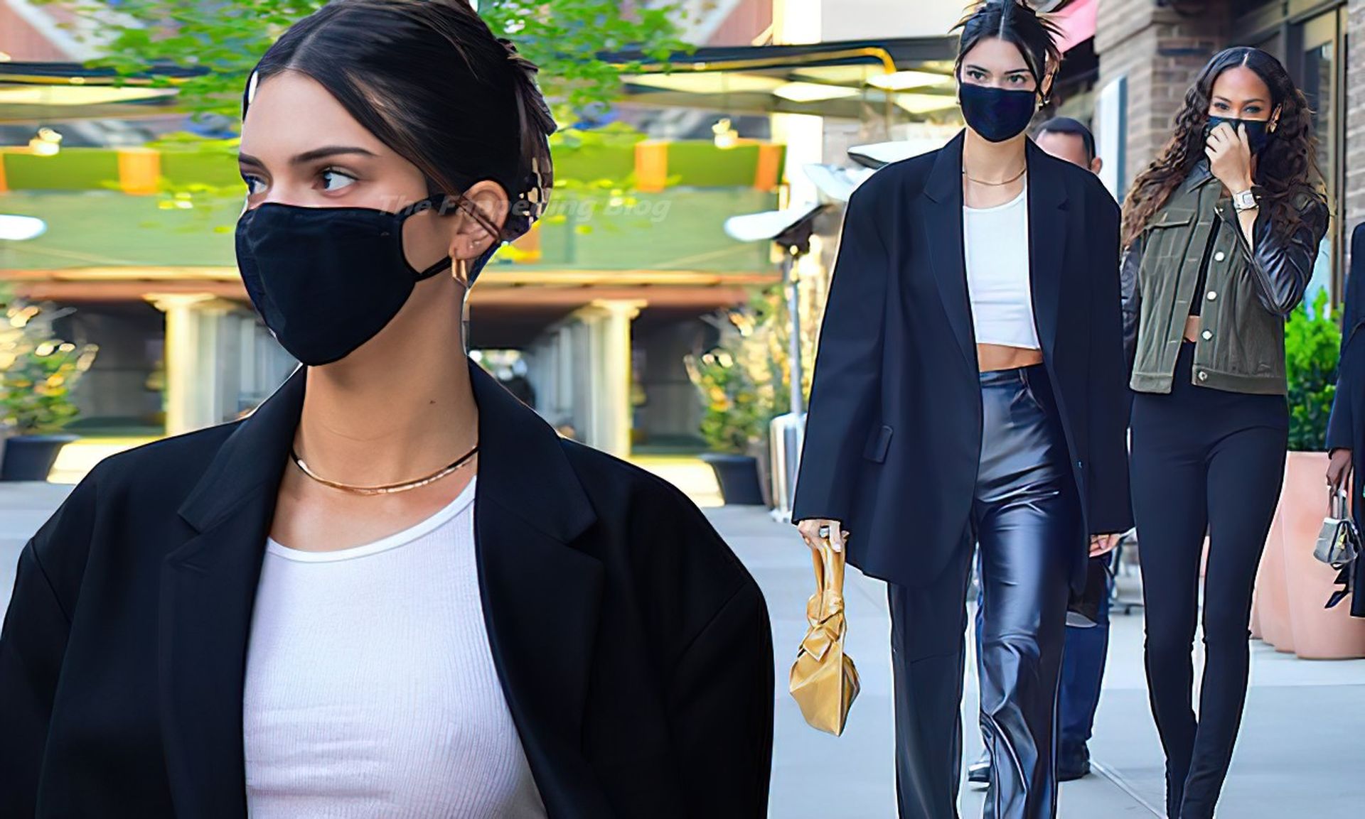 Braless Kendall Jenner & Joan Small Stops By Tribeca, NYC (66 Photos)