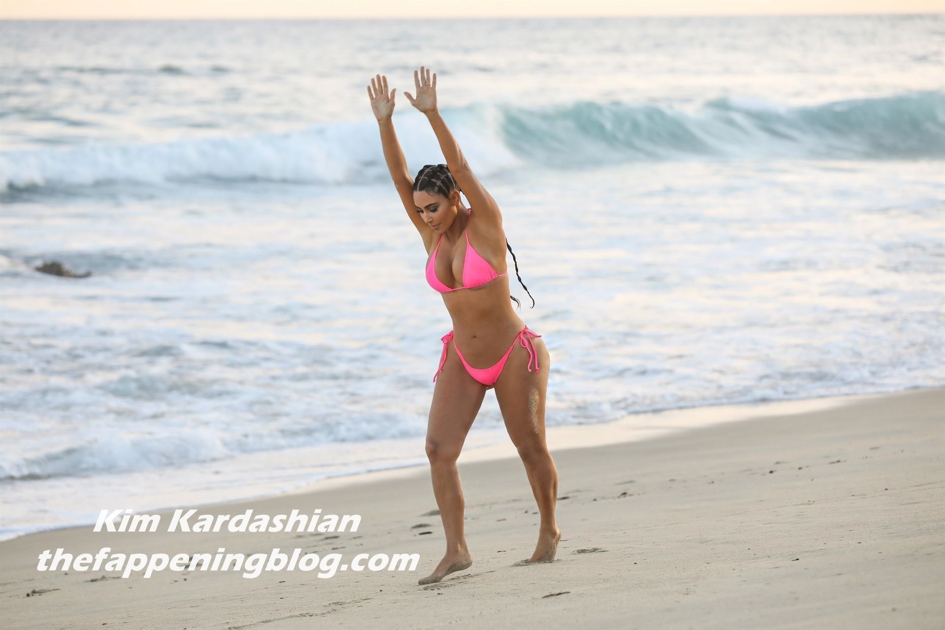 Bikini Clad Kim Kardashian is Back to Work! (32 Photos)