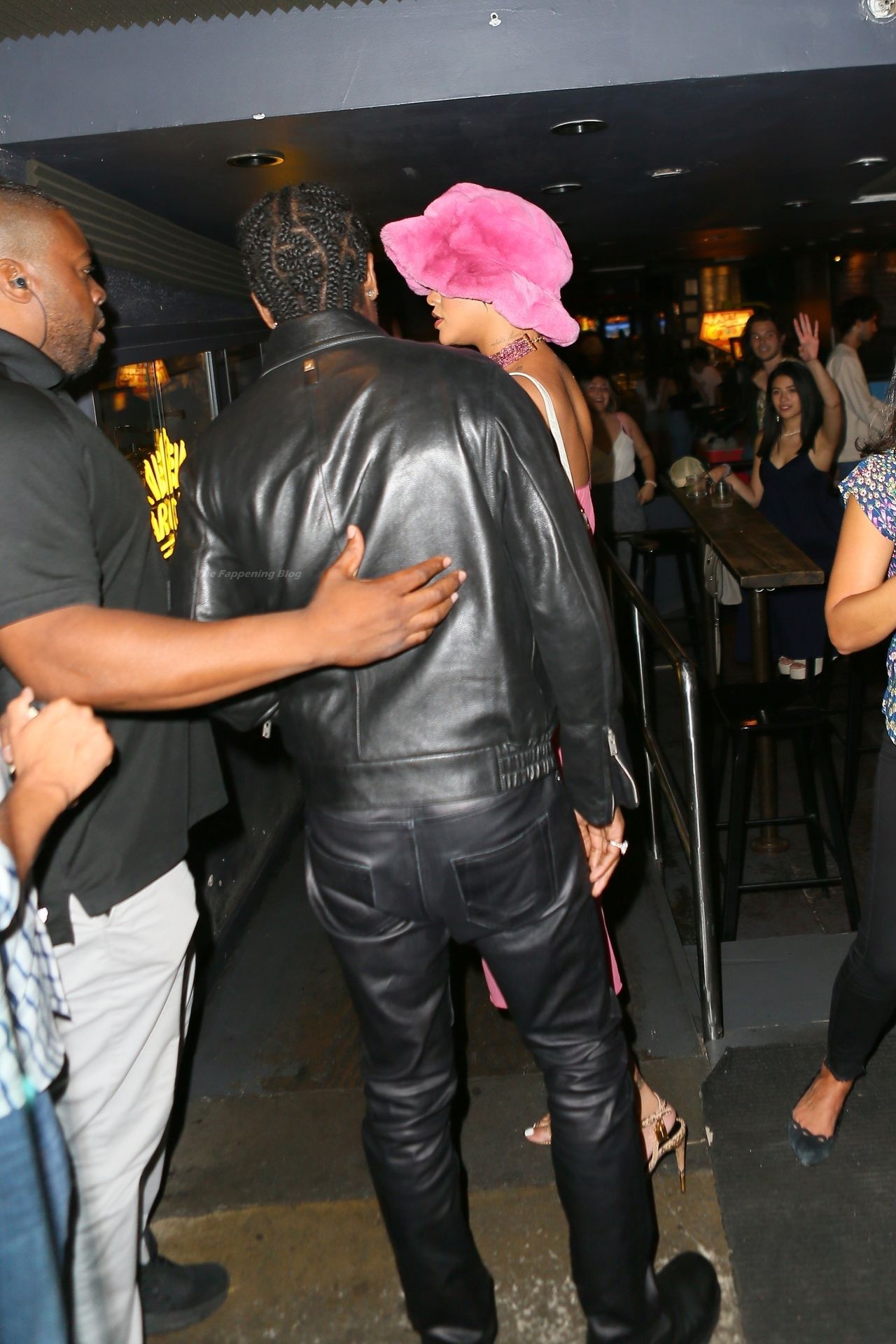 Braless Rihanna & ASAP Rocky Head to Barcade (27 Photos) [Updated]