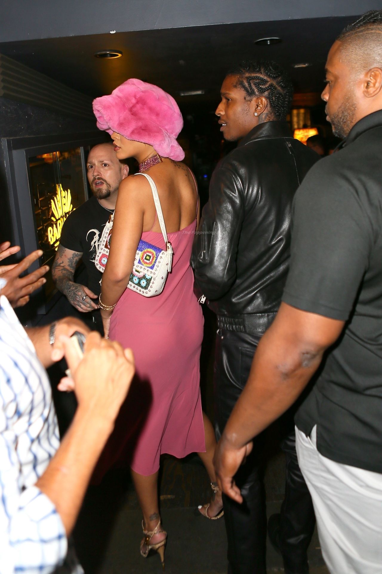 Braless Rihanna & ASAP Rocky Head to Barcade (27 Photos) [Updated]