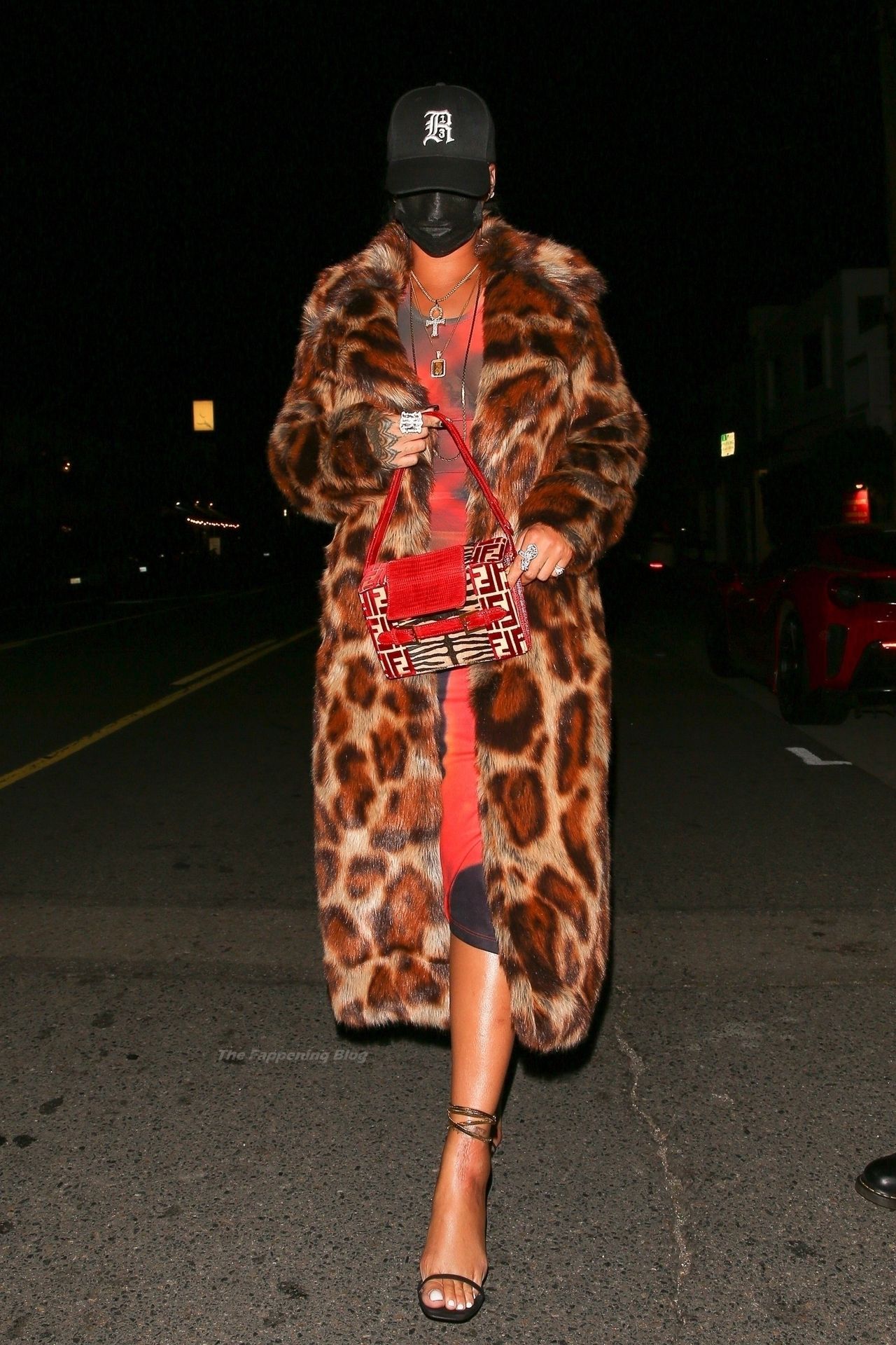 Braless Rihanna Takes a Step on The Wild Side as She Leaves Dinner in Santa Monica (43 Photos)