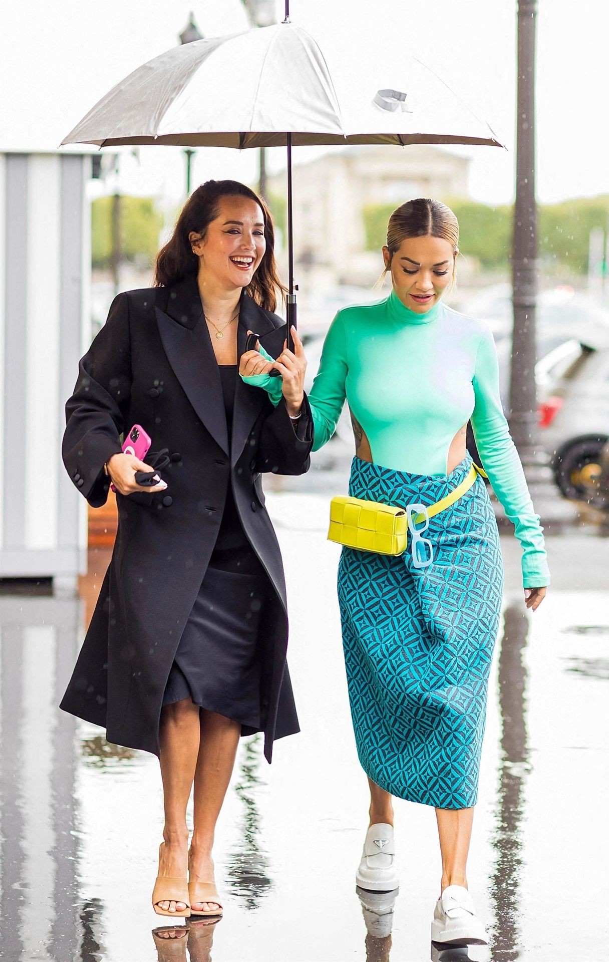 Braless Rita Ora Steps Out For Some Shopping With Her Sister Elena Ora Out in Paris (33 Photos)
