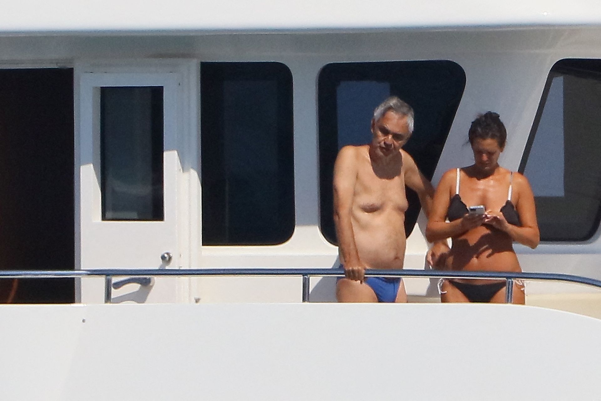 Andrea Bocelli & Veronica Berti Enjoy Their Holiday in St Tropez (19 Photos)