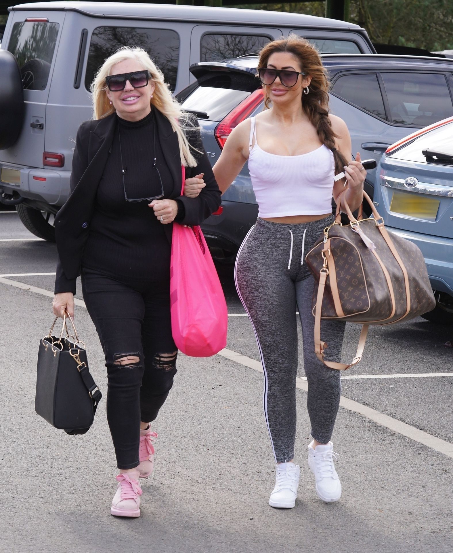 Chloe Ferry is Seen with Her Mother in Durham (35 Photos)