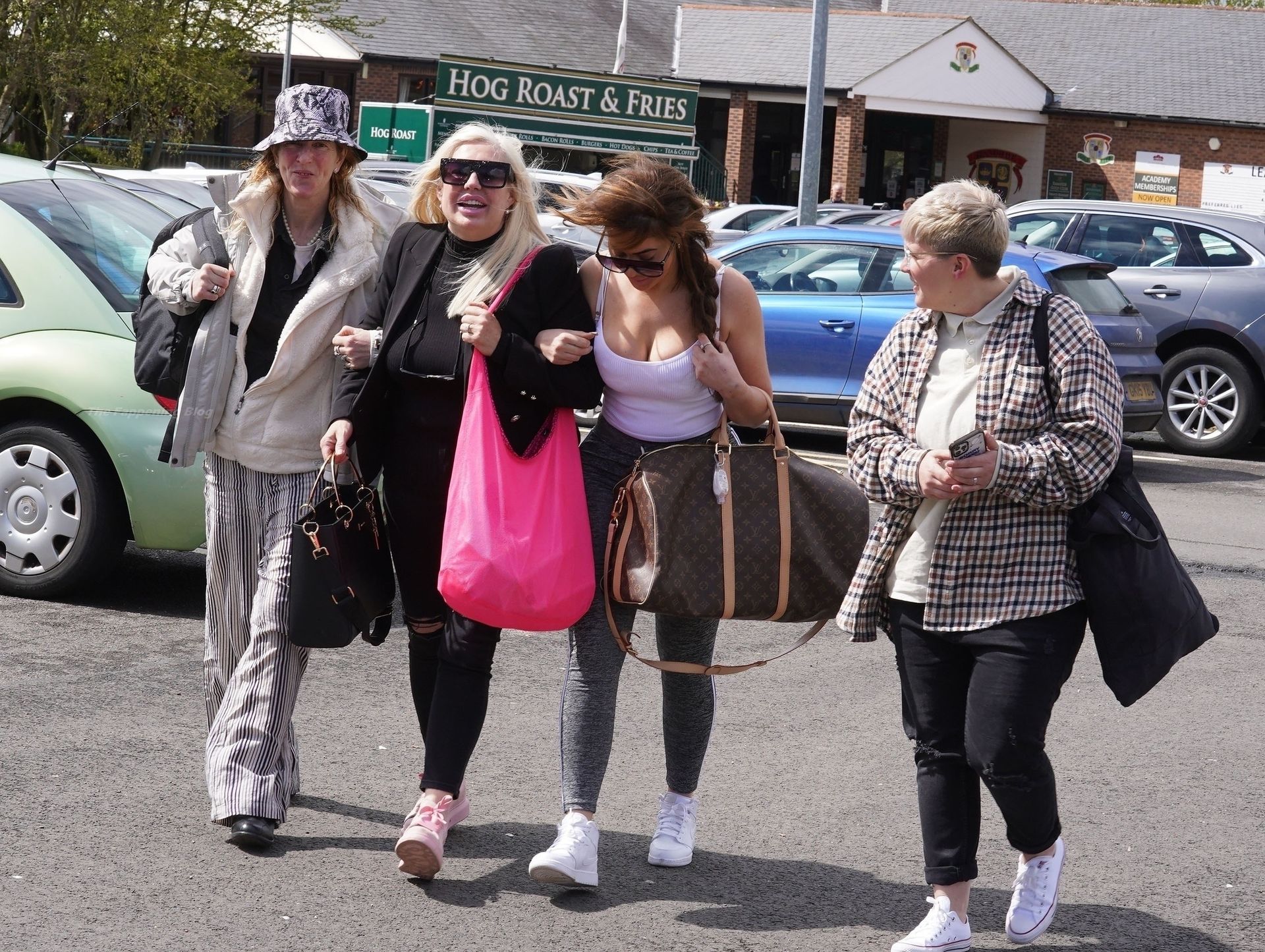 Chloe Ferry is Seen with Her Mother in Durham (35 Photos)