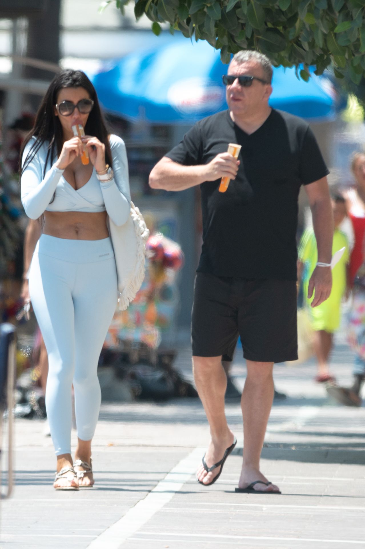 Chloe Khan Sucks on a Popsicle as She Soaks Up the Sun in Marbella (30 Photos)