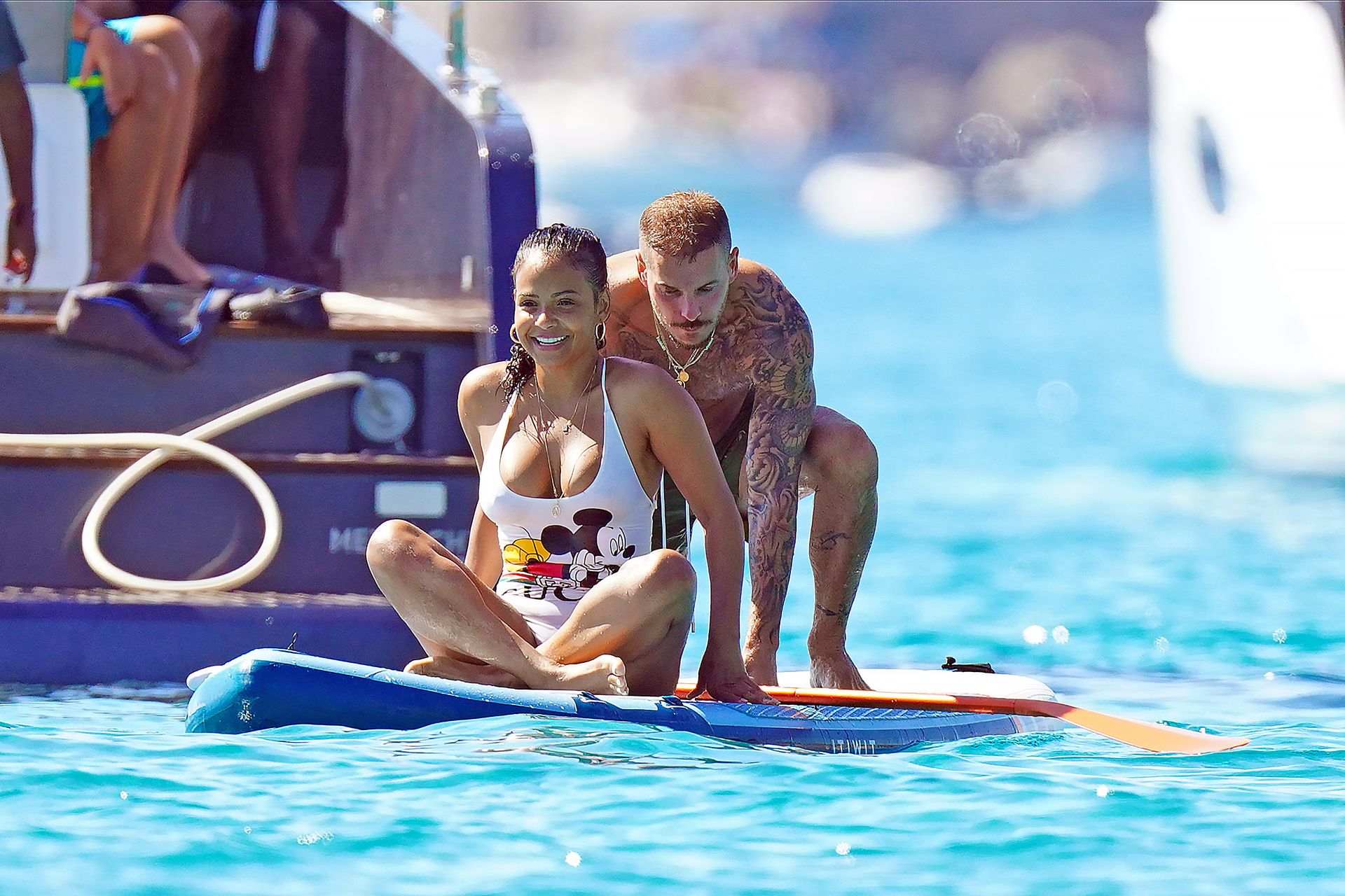 Christina Milian Is Seen on a Boat During Holidays in St Tropez (25 Photos)