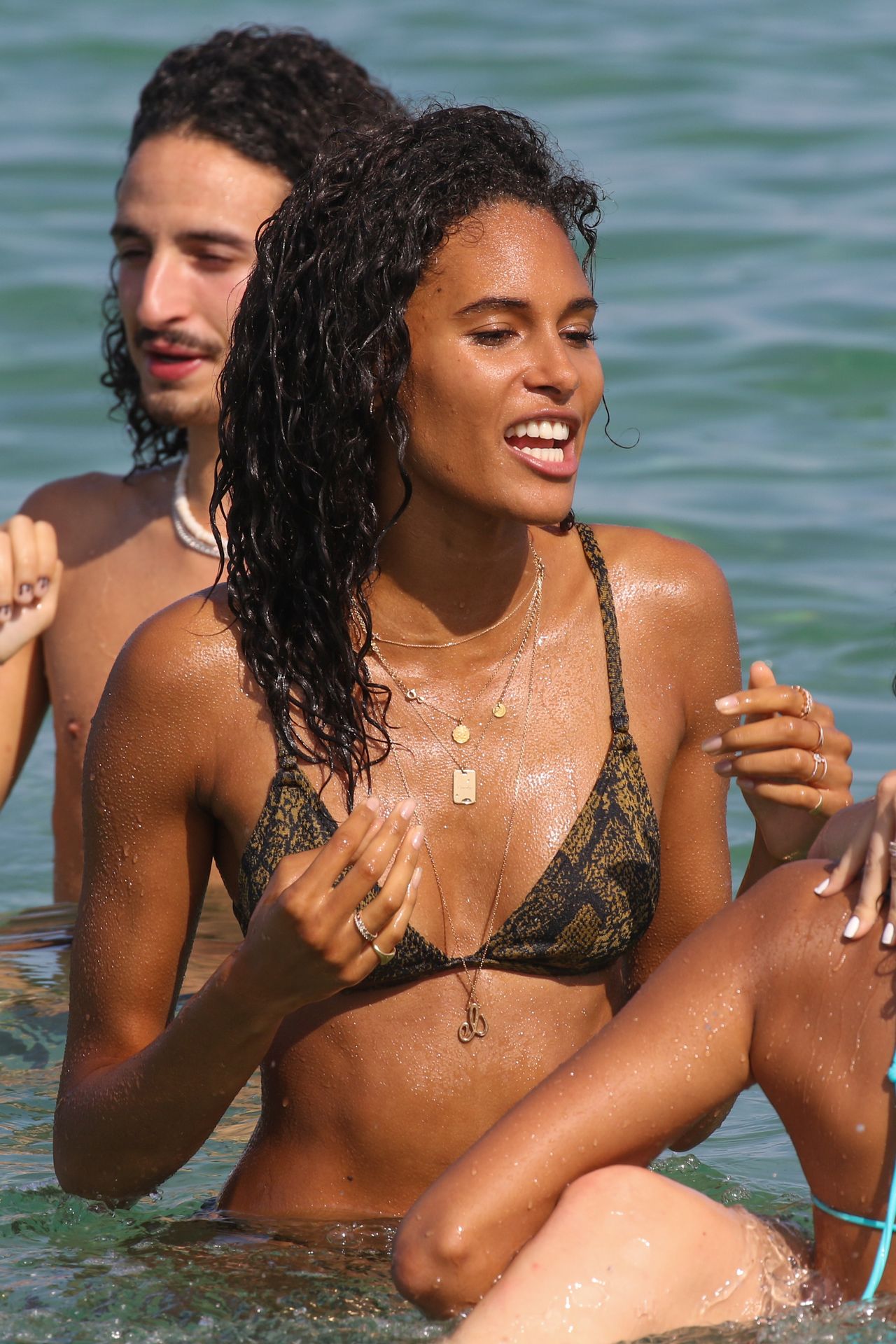 Cindy Bruna Stuns on the Beach in Saint-Tropez (56 Photos)