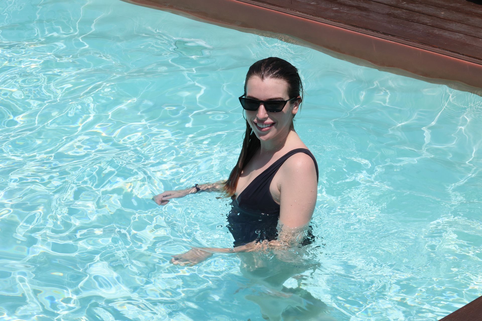 Clara McGregor Enjoys a Day in The Pool During Ischia Film Festival (56 Photos)