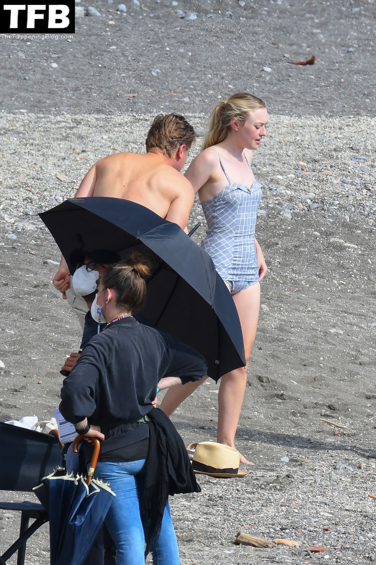 Dakota Fanning Look Cute in a Swimsuit Filming Ripley in Strani (48 Photos)