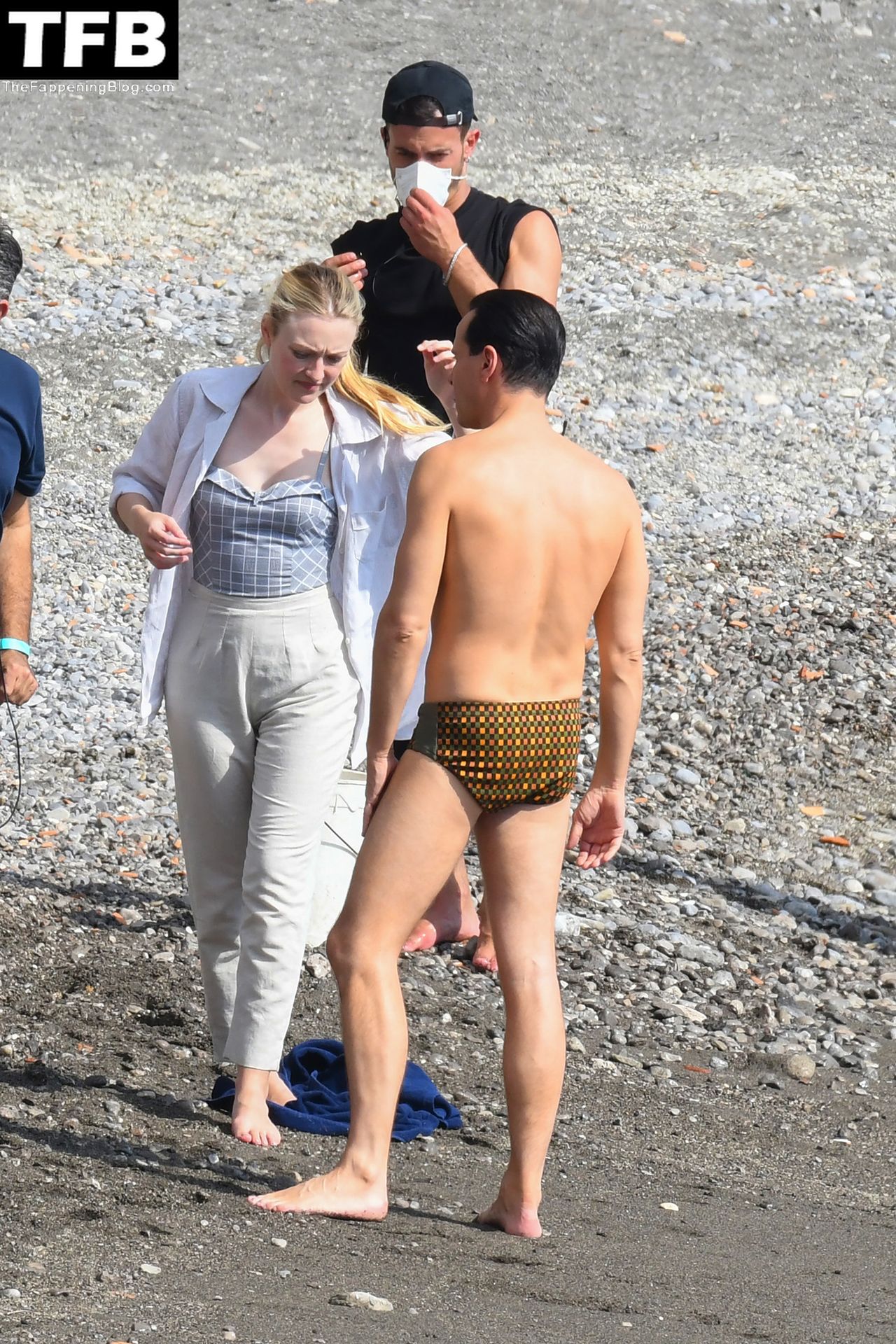Dakota Fanning Look Cute in a Swimsuit Filming Ripley in Strani (48 Photos)