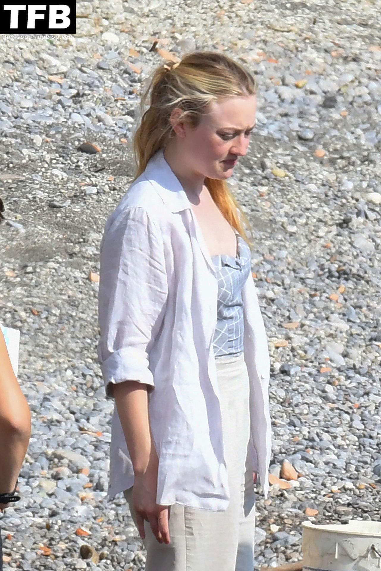 Dakota Fanning Look Cute in a Swimsuit Filming Ripley in Strani (48 Photos)