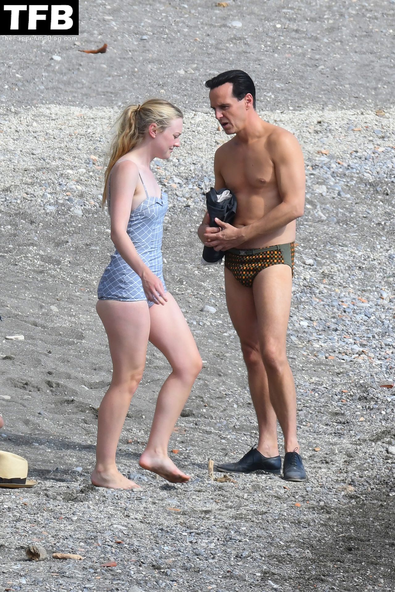 Dakota Fanning Look Cute in a Swimsuit Filming Ripley in Strani (48 Photos)