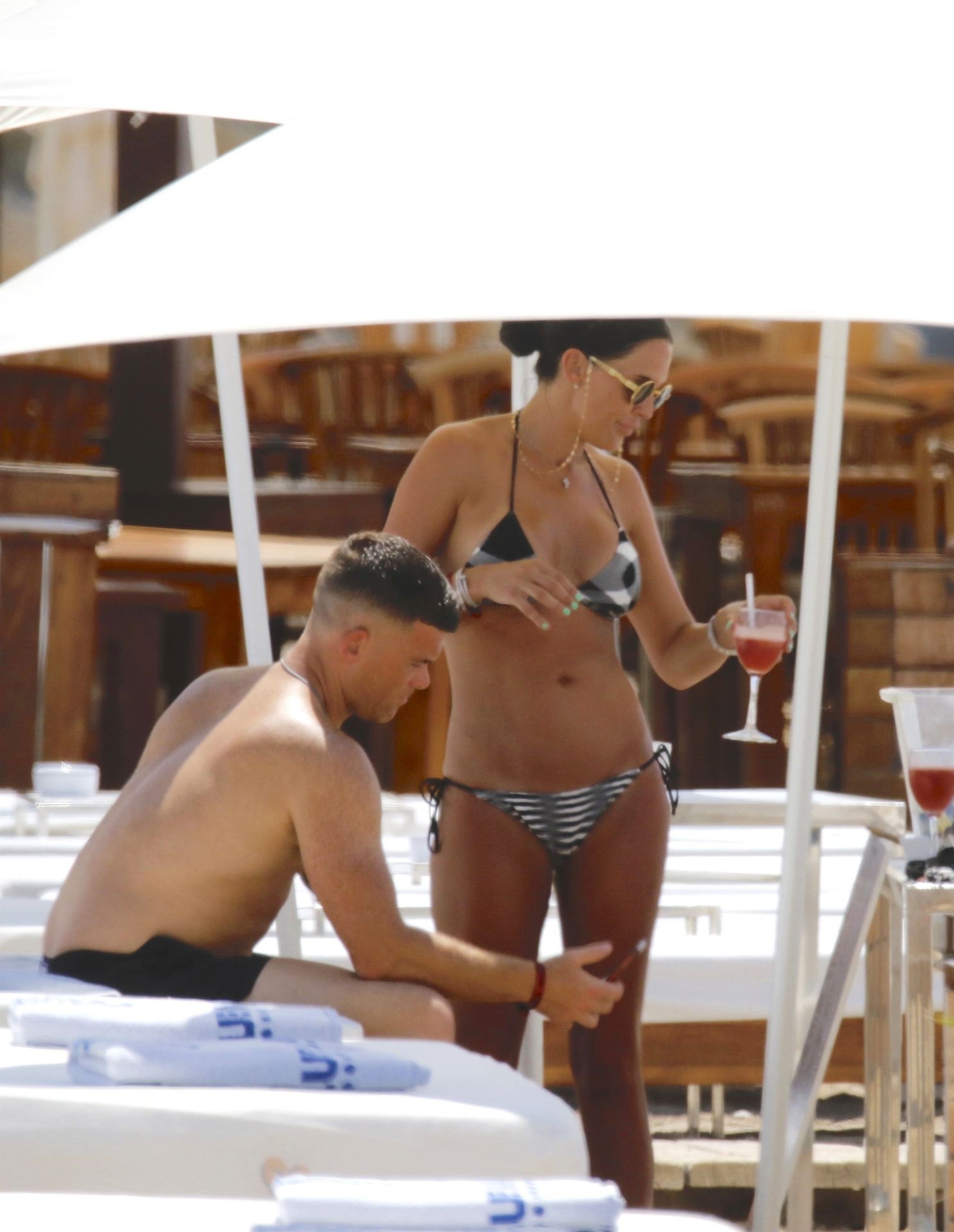 Danielle Lloyd Parties with Her Husband Michael and Friends in Ibiza (129 Photos)