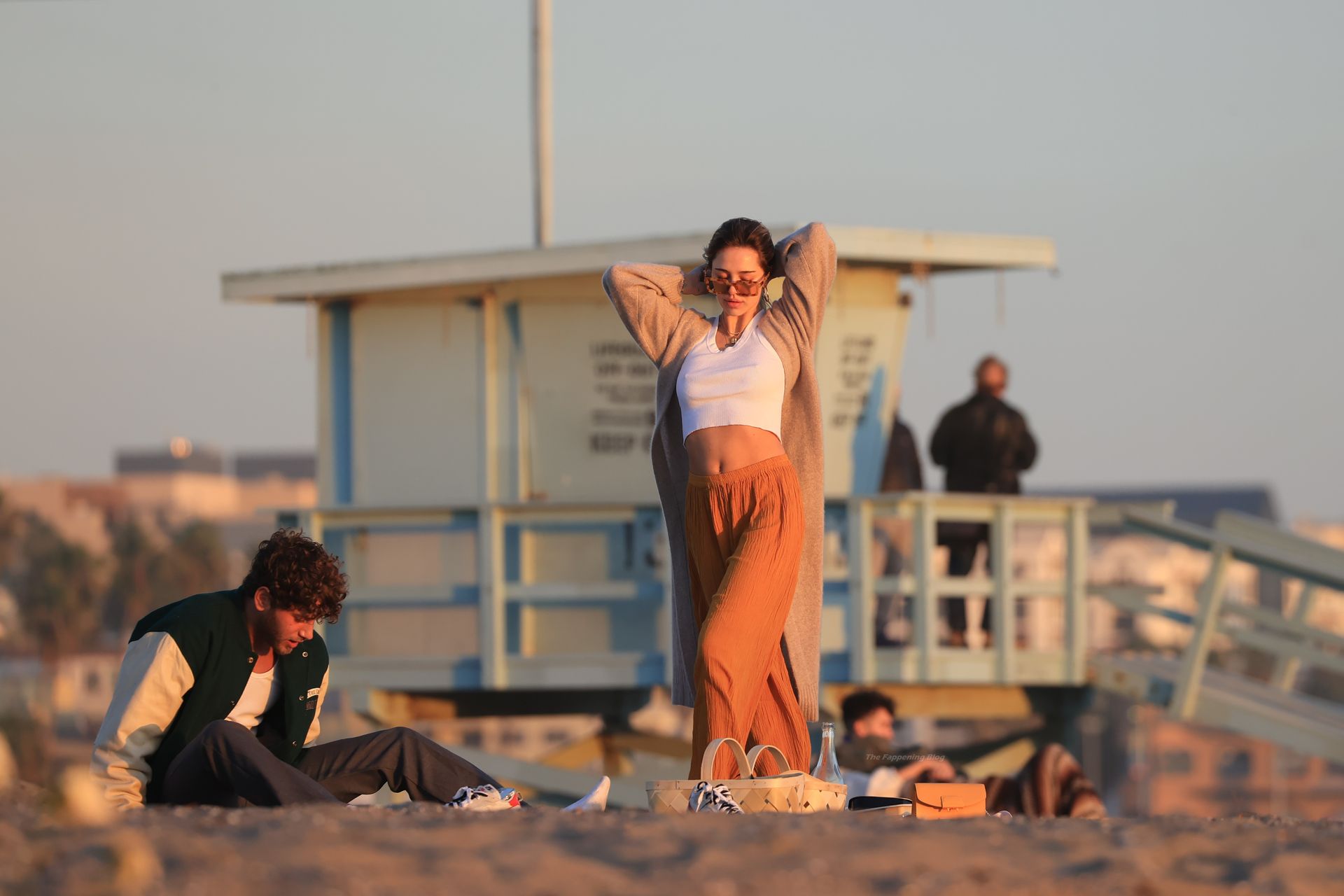 Delilah Belle Hamlin  Eyal Booker Enjoy a Day on the Beach (67 Photos)