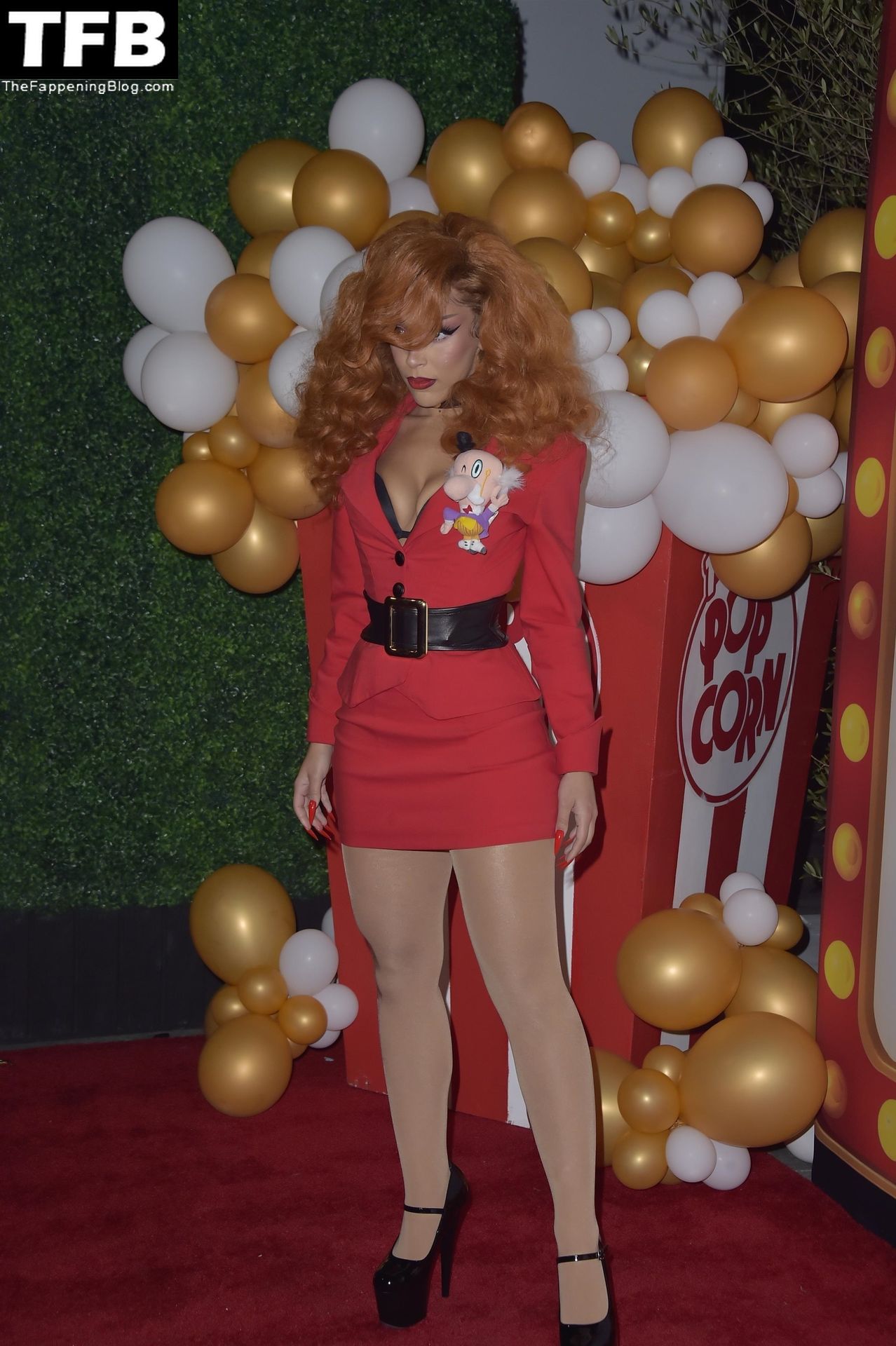 Doja Cat Displays Her Tits as Miss Bellum at the Halloween Party in Bel Air (44 Photos)