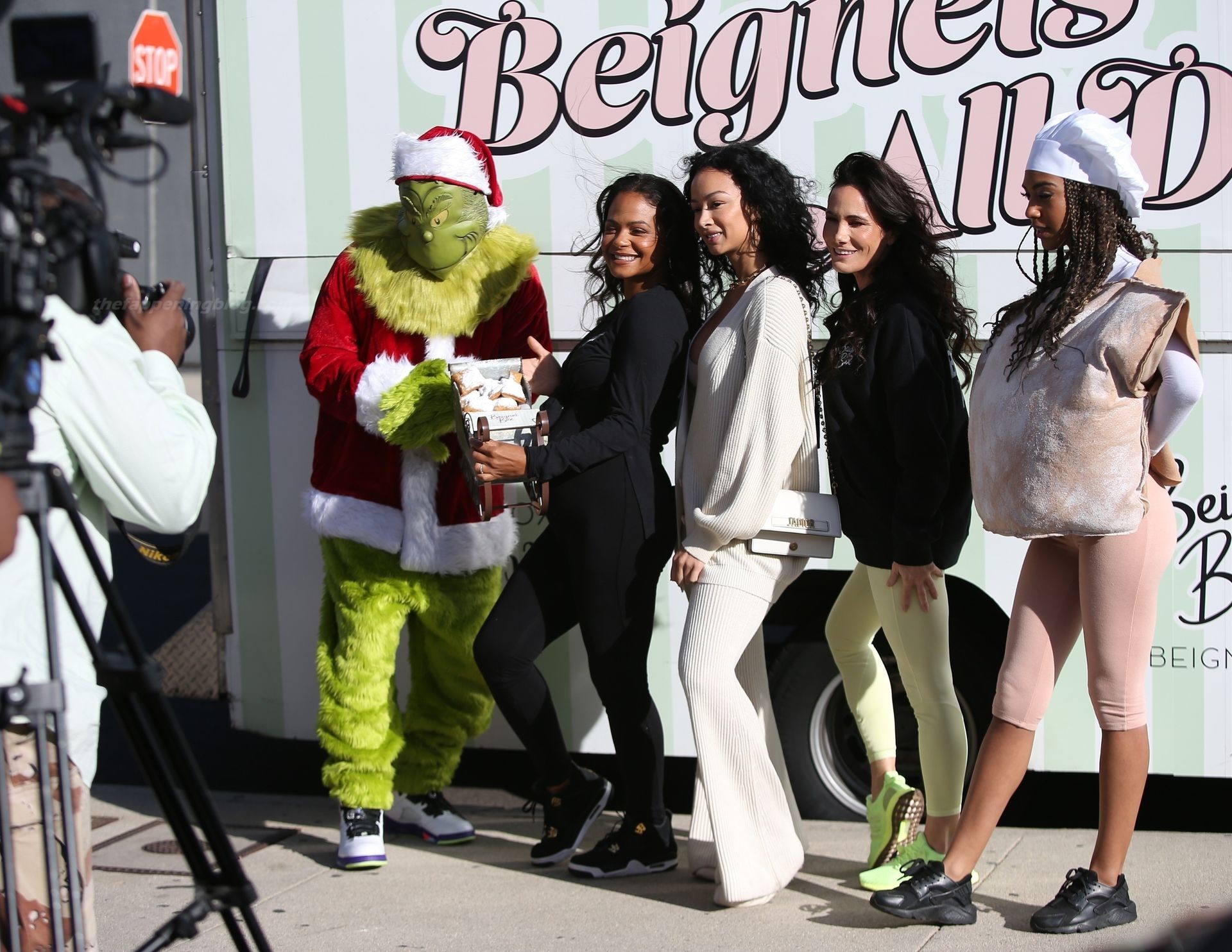 Draya Michele Enjoys Beignets Delivered by Christina Milian and The Grinch (39 Photos)