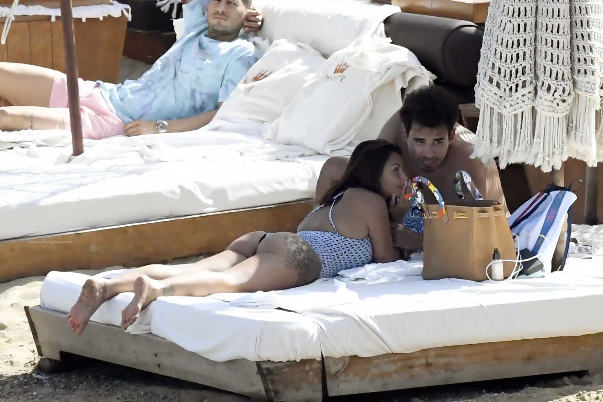 Elettra Lamborghini  DJ Afrojack Enjoy a Romantic Moment at the Beach (62 Photos)