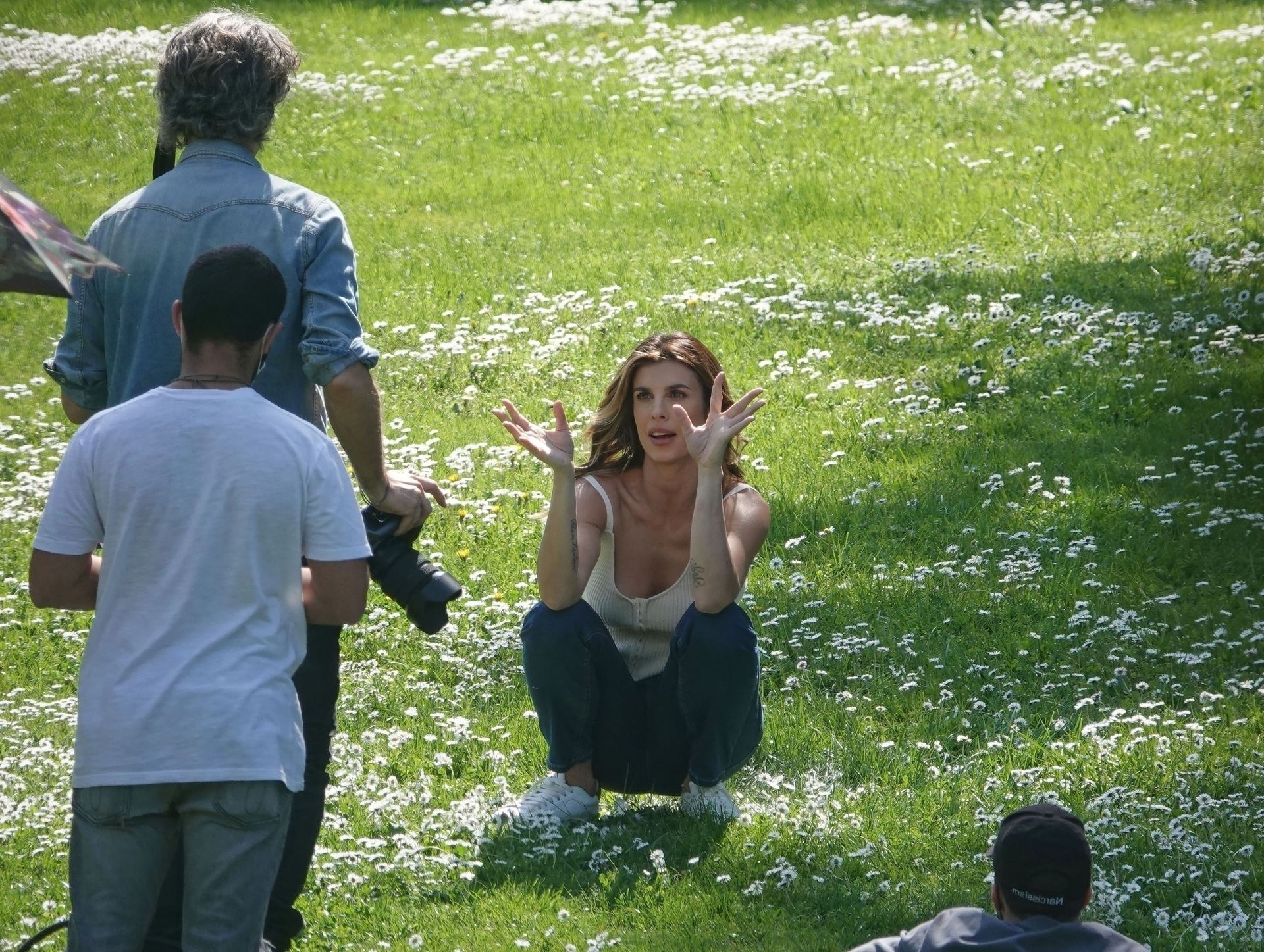 Elisabetta Canalis is Pictured While Shooting the Commercial (41 Photos)