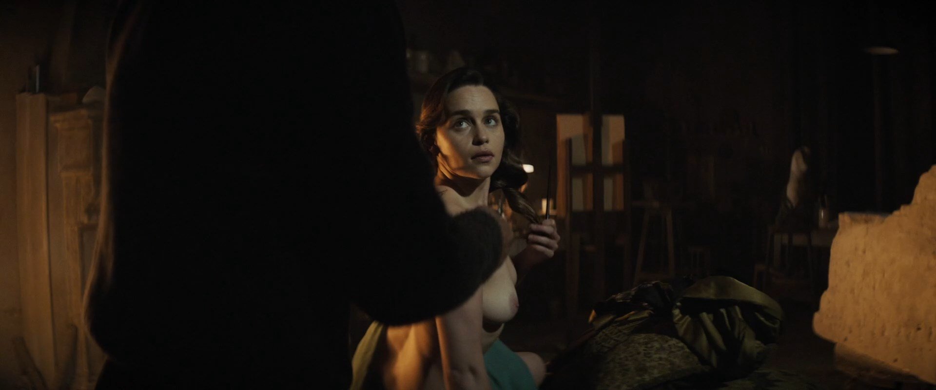 Emilia Clarke Nude - Voice from the Stone (2017) 1080p