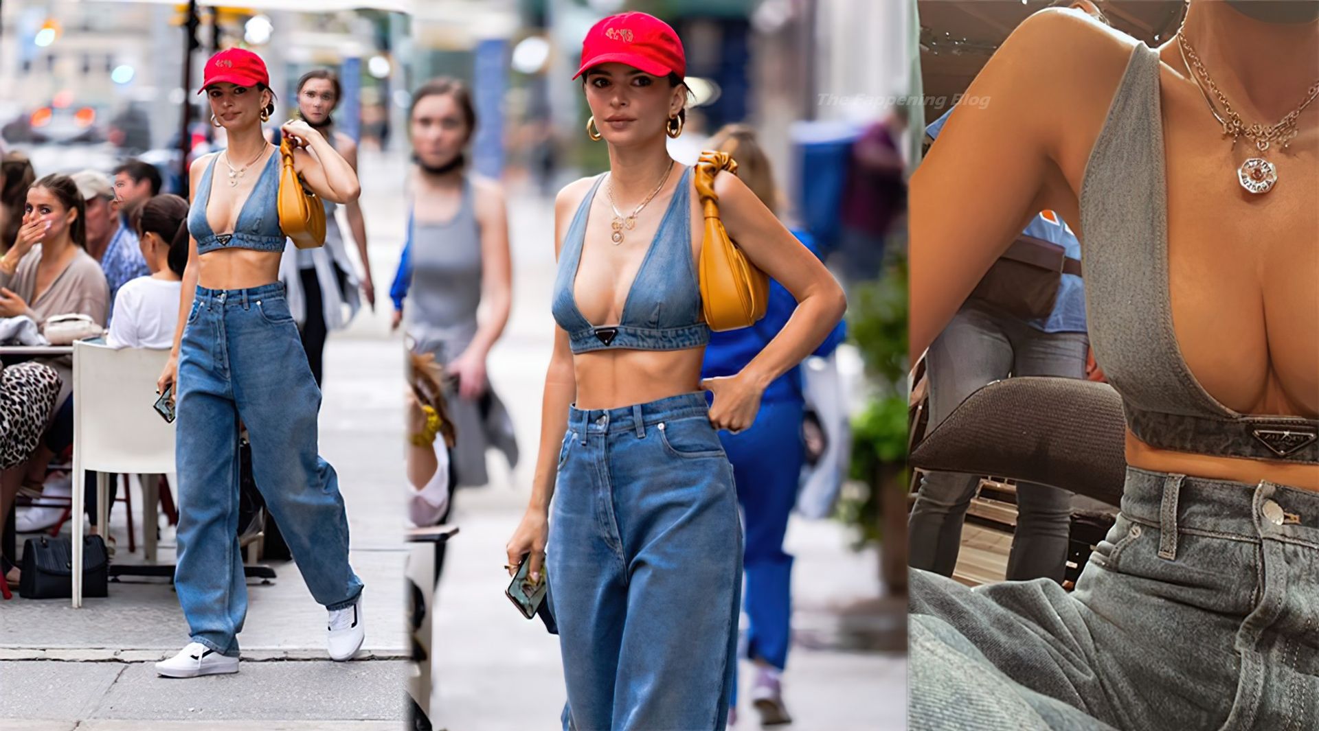 Emily Ratajkowski Sports Double Denim While Stepping Out in NYC (13 Photos)