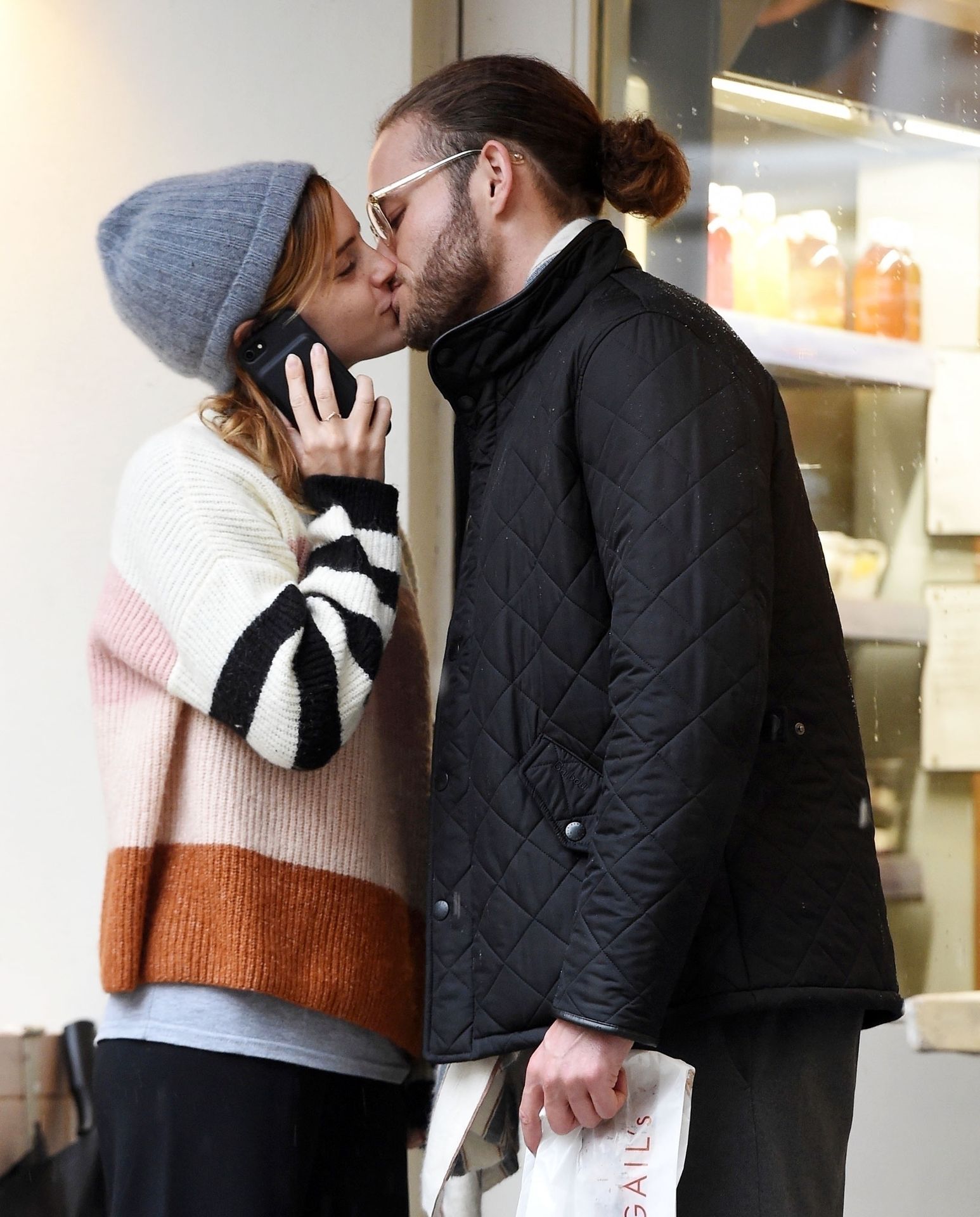 Emma Watson Was Seen Passionately Kissing Her Boyfriend Leo Robinton in London (23 Photos)