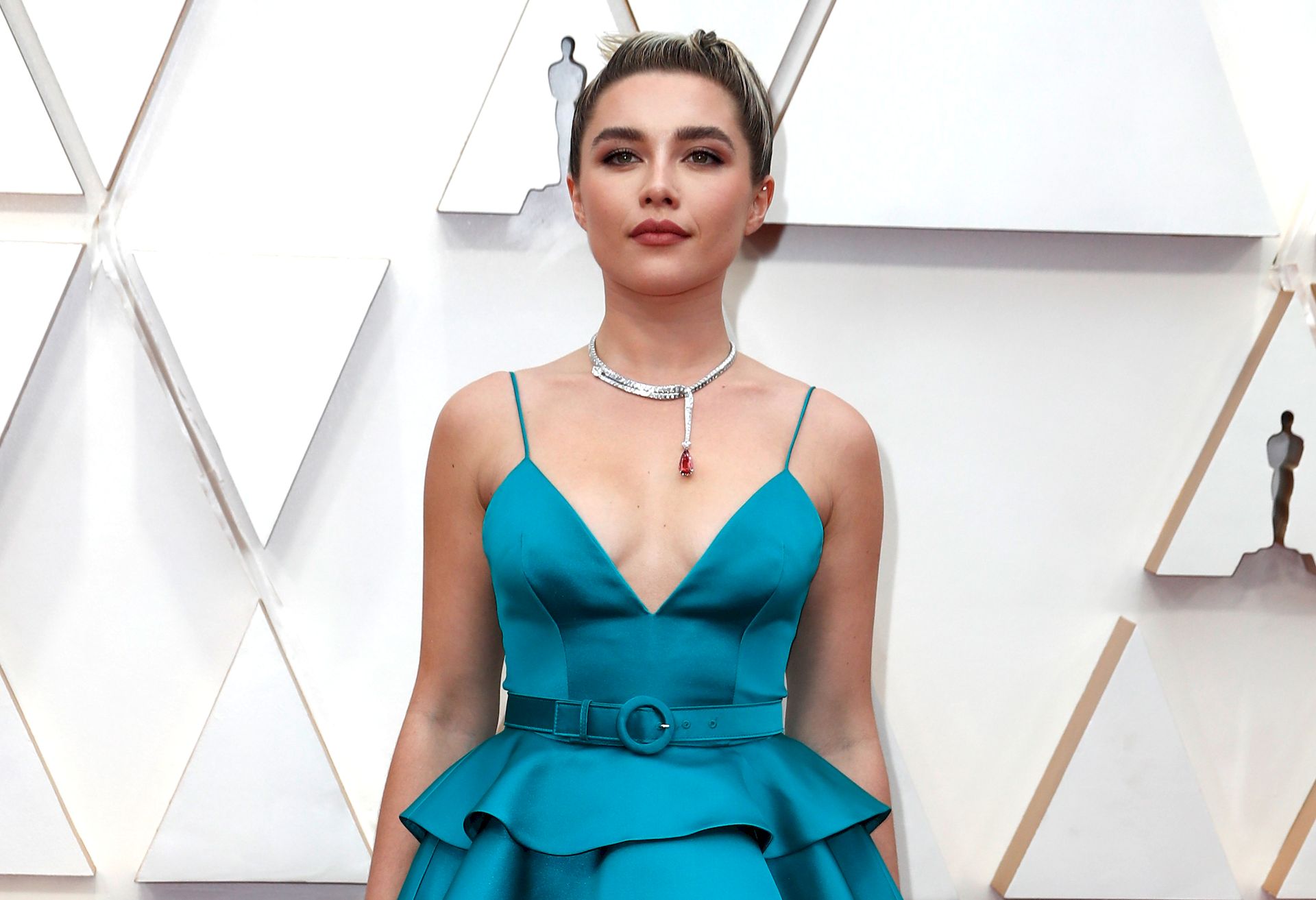 Florence Pugh Flaunts Her Tits at the 92nd Academy Awards (8 Photos)