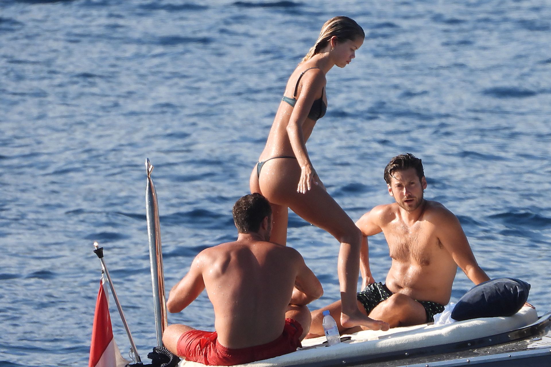 Frida Aasen  Tommy Chiabra Are Seen Relaxing on a Yacht in South of France (55 Photos)