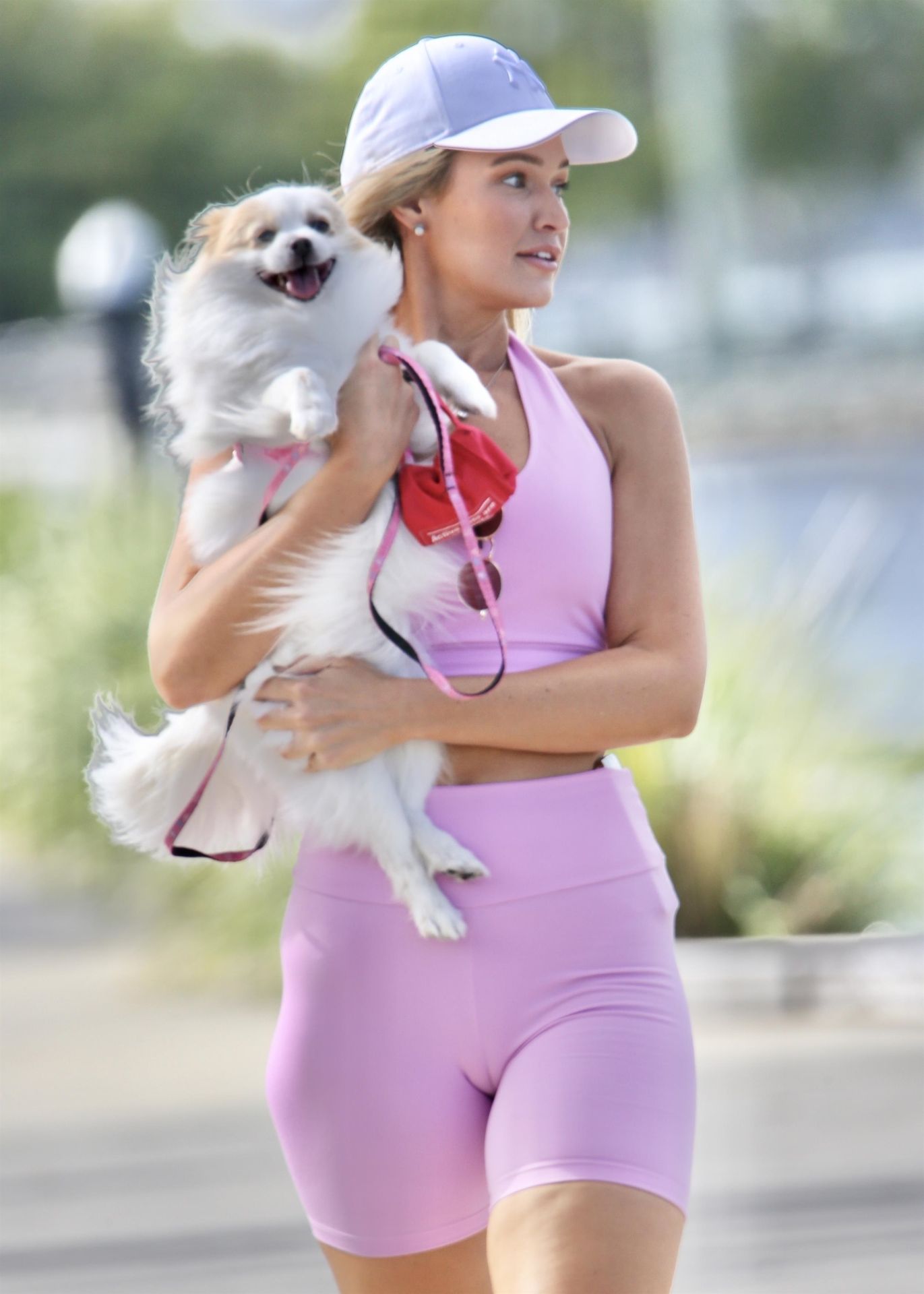 Gemma White is Seen in a Pink Outfit on the Gold Coast (9 Photos)