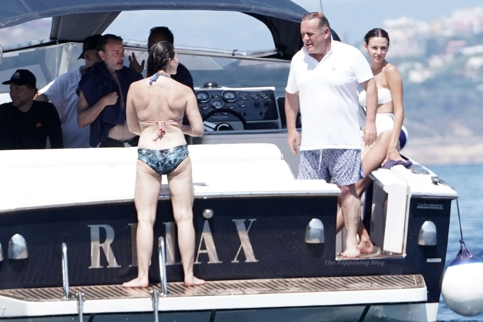 Gina Gershon is Pictured in a Bikini on a Boat (47 Photos)