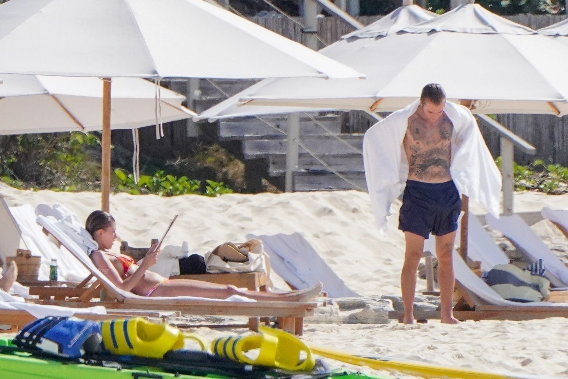 Hailey Bieber and Her Husband Enjoy Their Vacation in Turks and Caicos (68 Photos)
