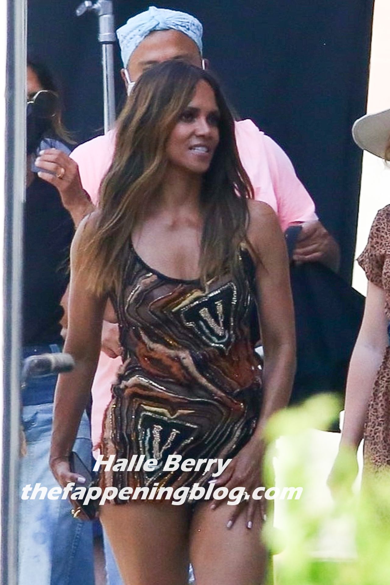 Halle Berry Shows Off Her Nude Boobs in LA (30 Photos)
