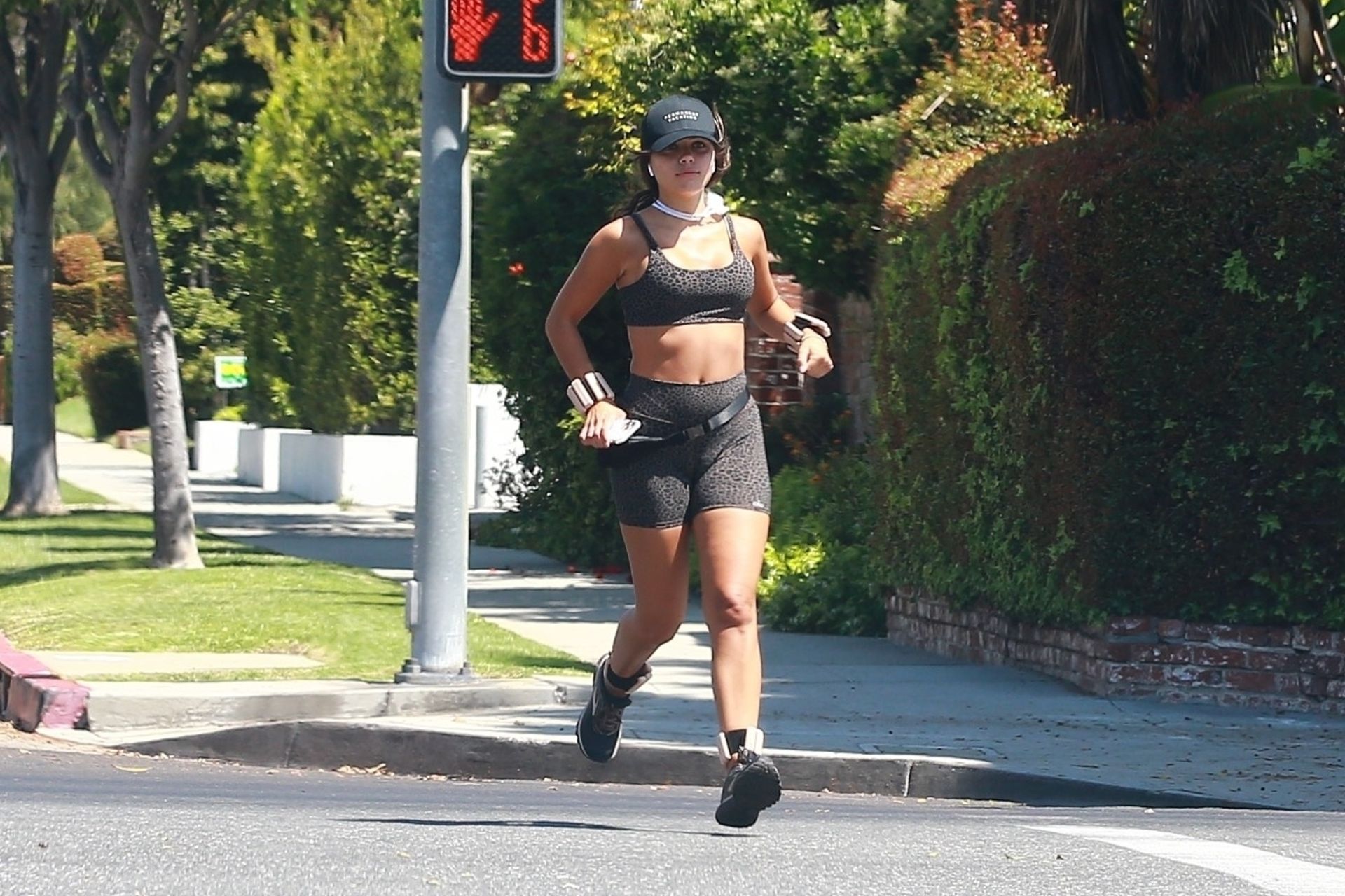 Hannah Ann Sluss Displays Some Skin While On a Walk Around the 90210 (43 Photos)