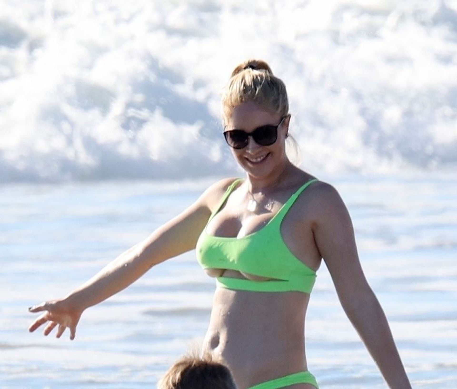Heidi Pratt Sparks Pregnancy Rumors as She Frolics on the Beach in Carpinteria (44 Photos)