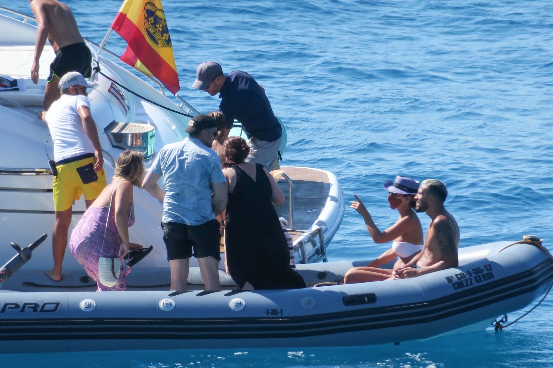 Ezequiel Garay  Tamara Gorro Enjoy a Day in Formentera (22 Photos + Videos)