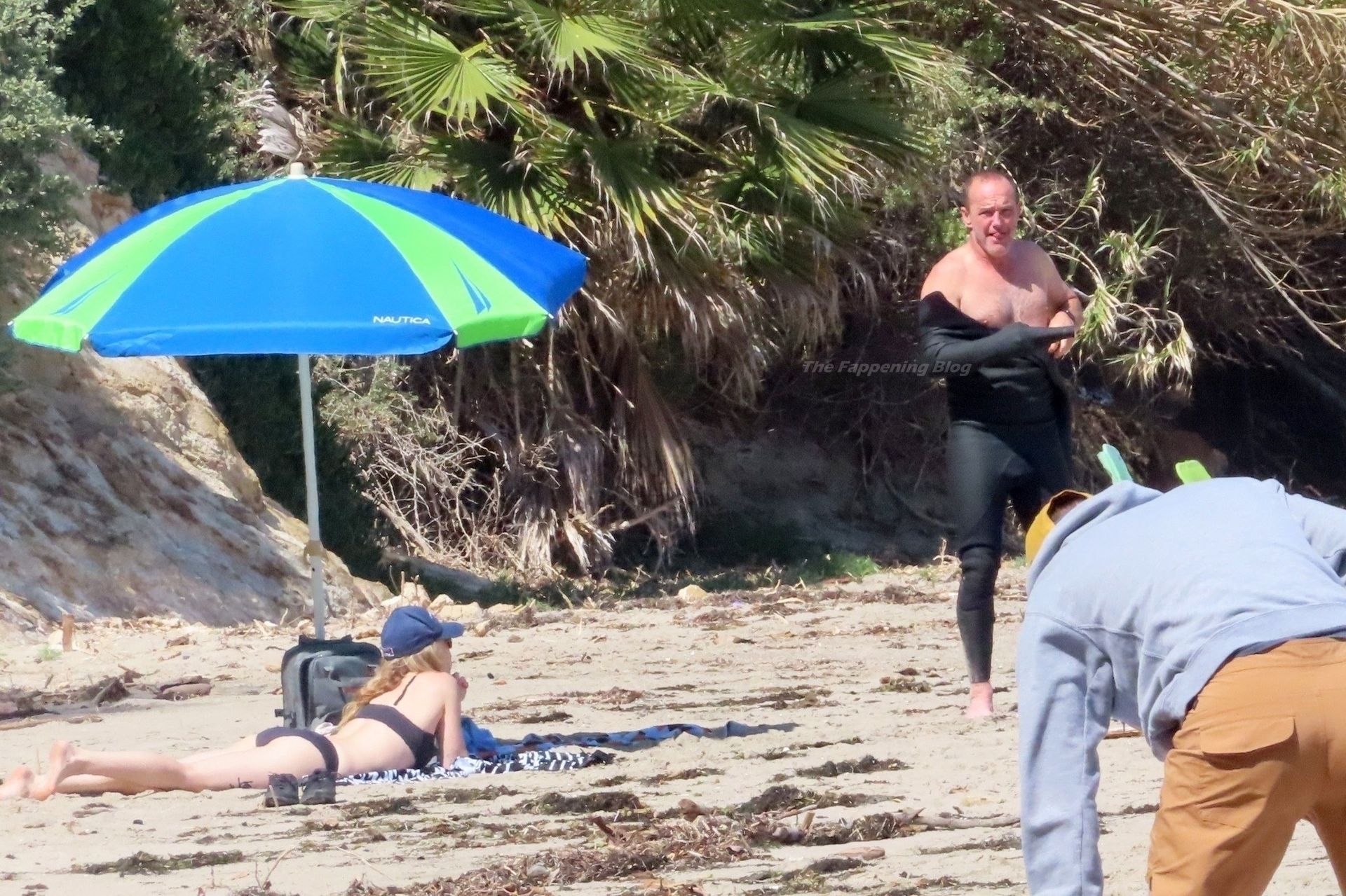 Clark Gregg Has a Beach Day with a Mystery Woman (19 Photos)