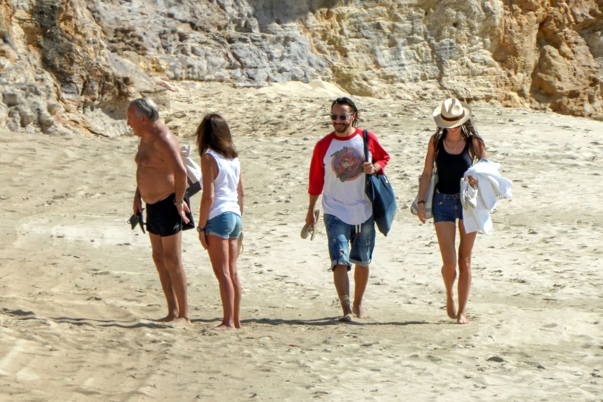 DJ Bob Sinclar  New Girlfriend Hit The Beach In St Barths (69 Photos)