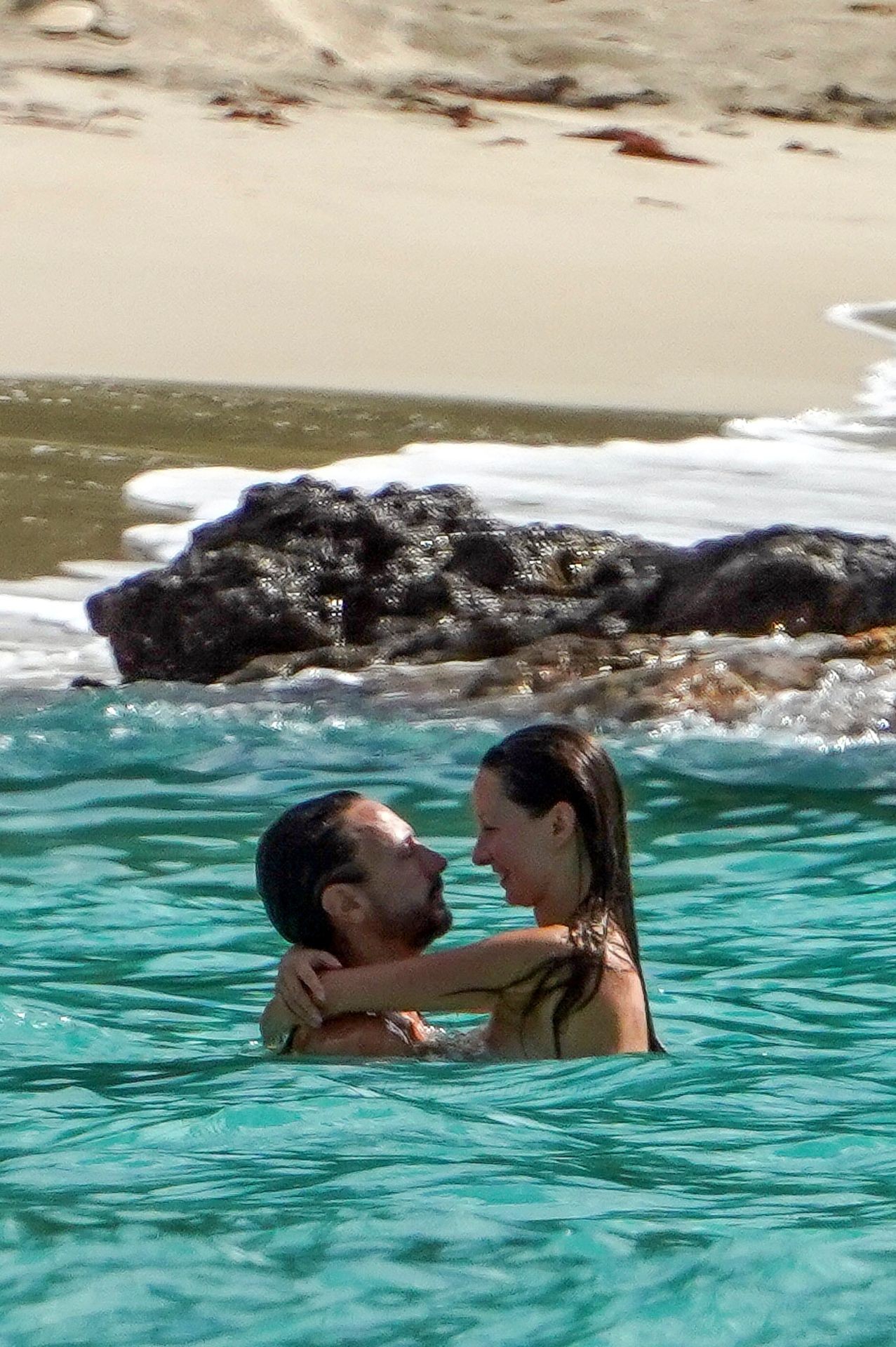 DJ Bob Sinclar  New Girlfriend Hit The Beach In St Barths (69 Photos)