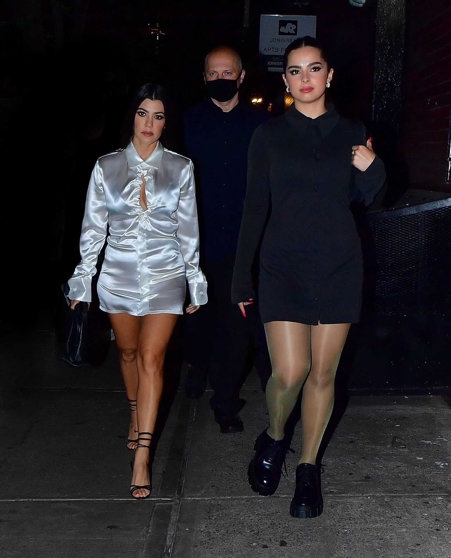 Leggy Kourtney Kardashian & Addison Rae Step Out for Dinner (39 Photos)