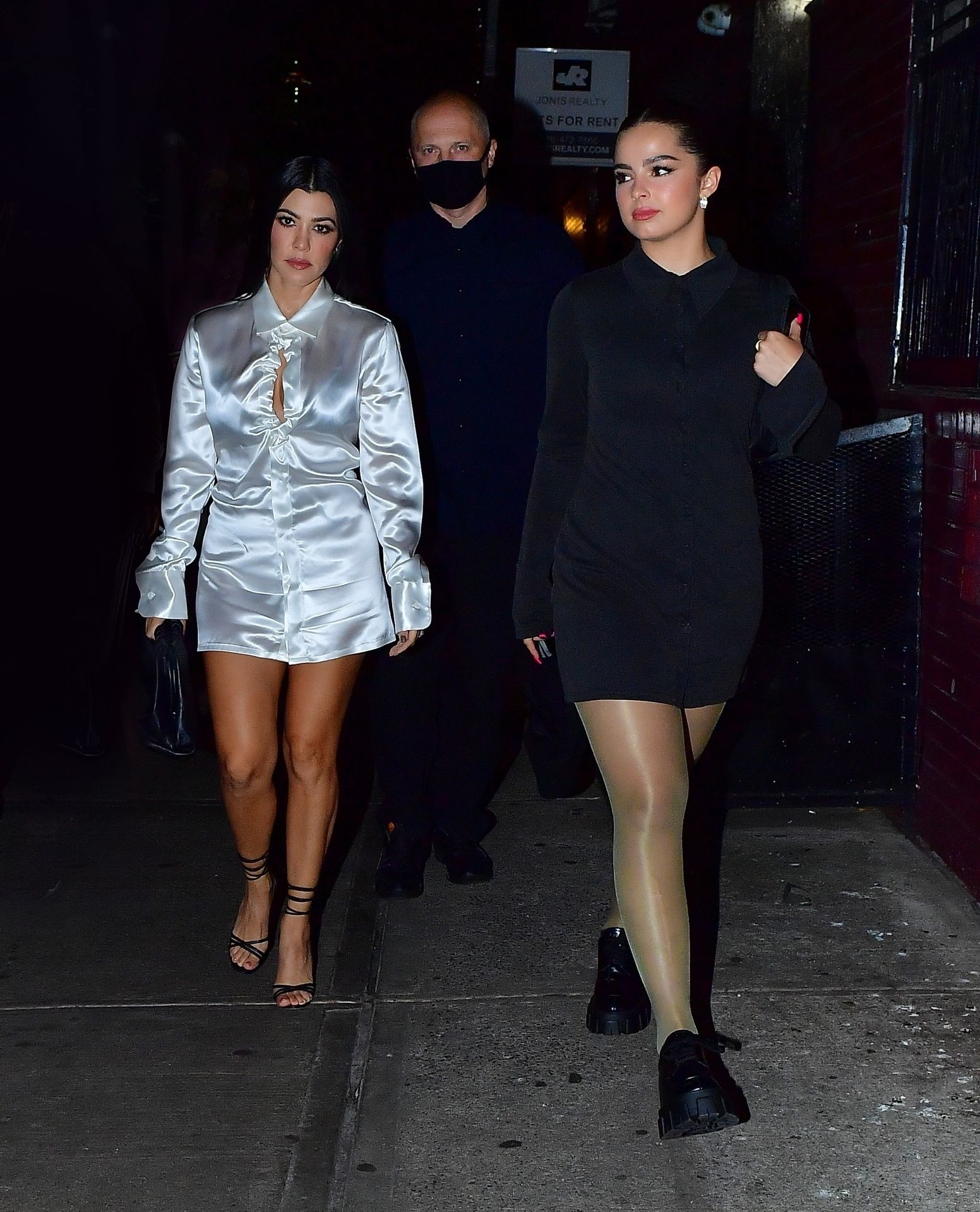 Leggy Kourtney Kardashian & Addison Rae Step Out for Dinner (39 Photos)