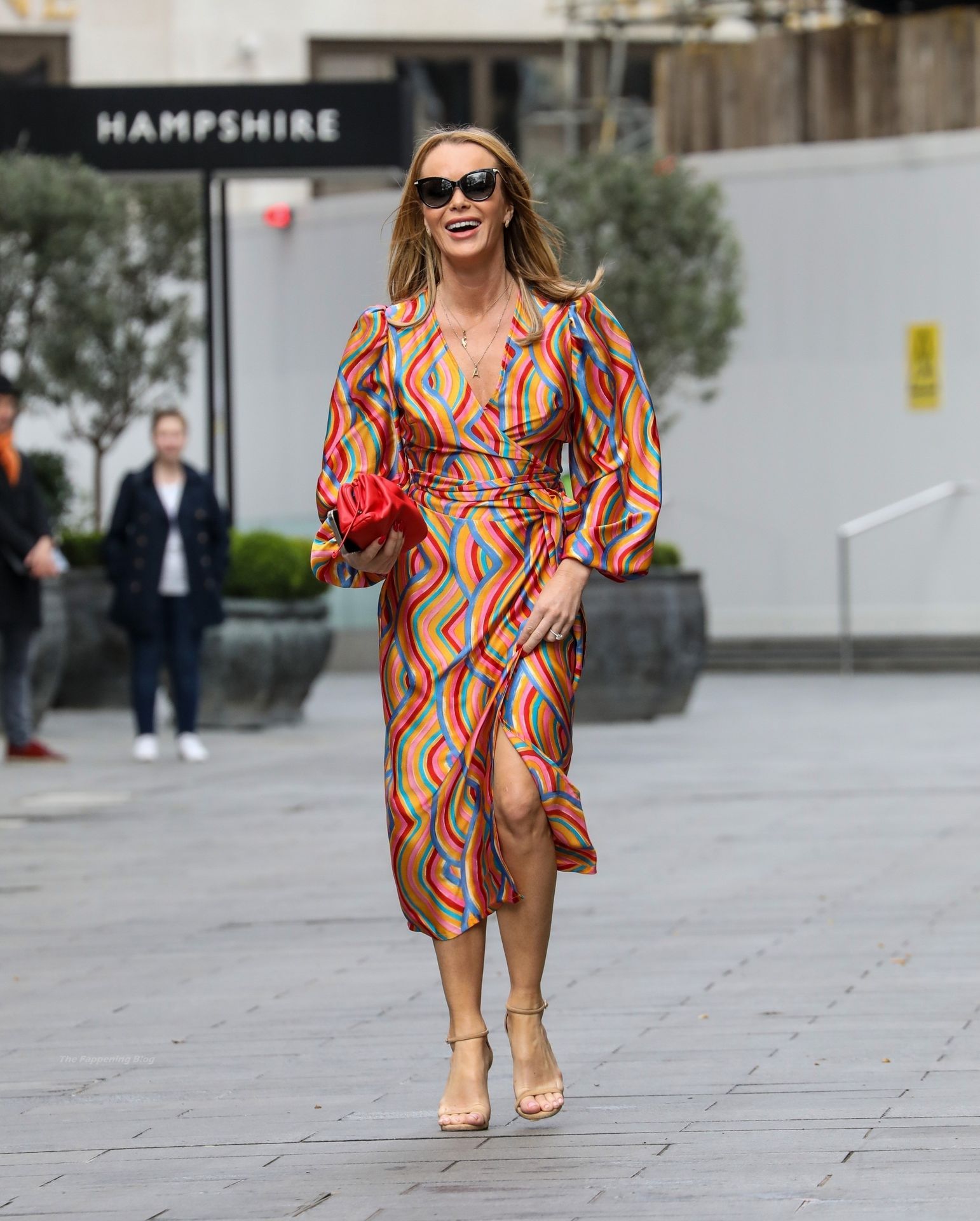 Leggy Amanda Holden is Spotted at Global Studios (66 Photos)