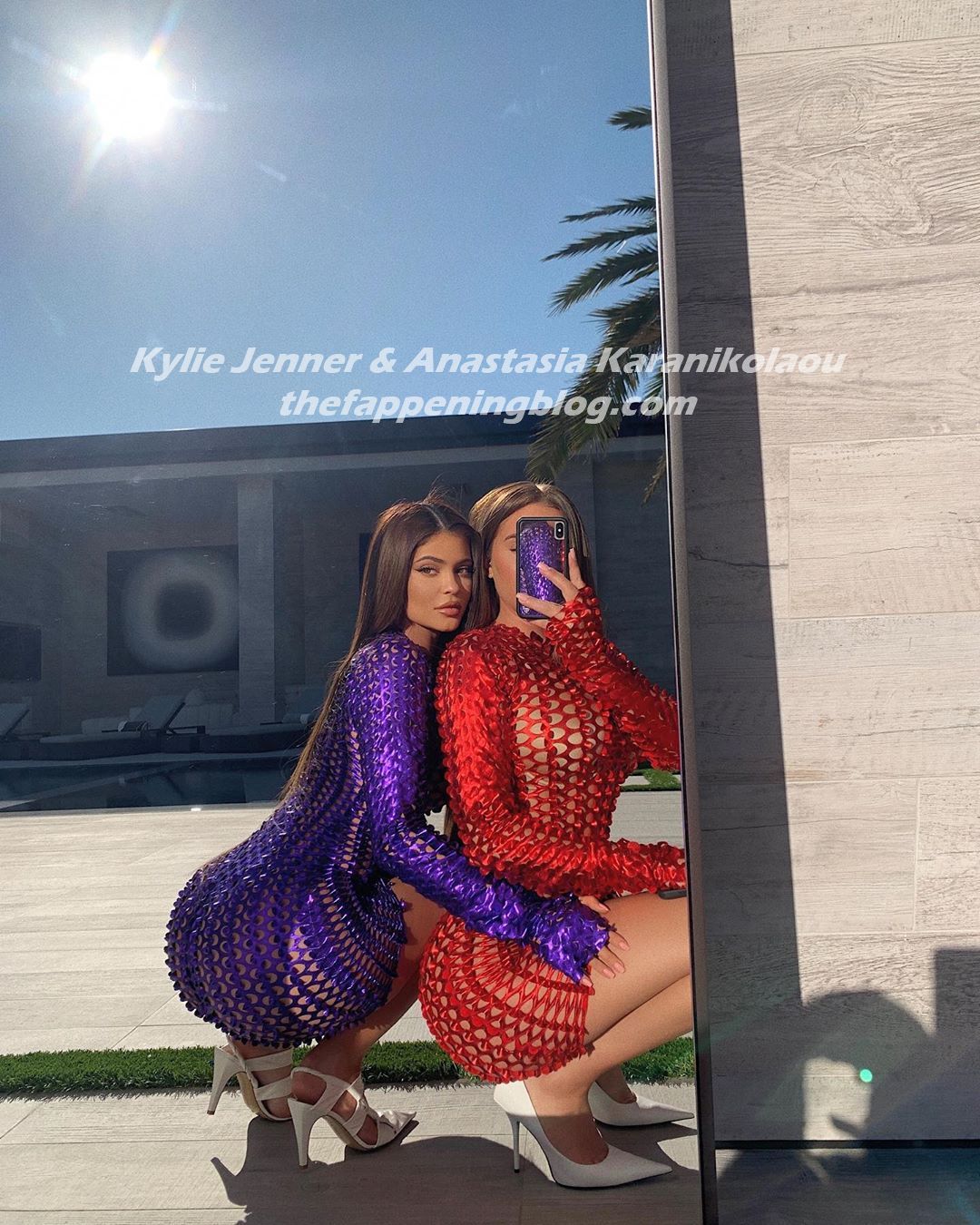 Kylie Jenner & Anastasia Karanikolaou Sexy (3 Photos)