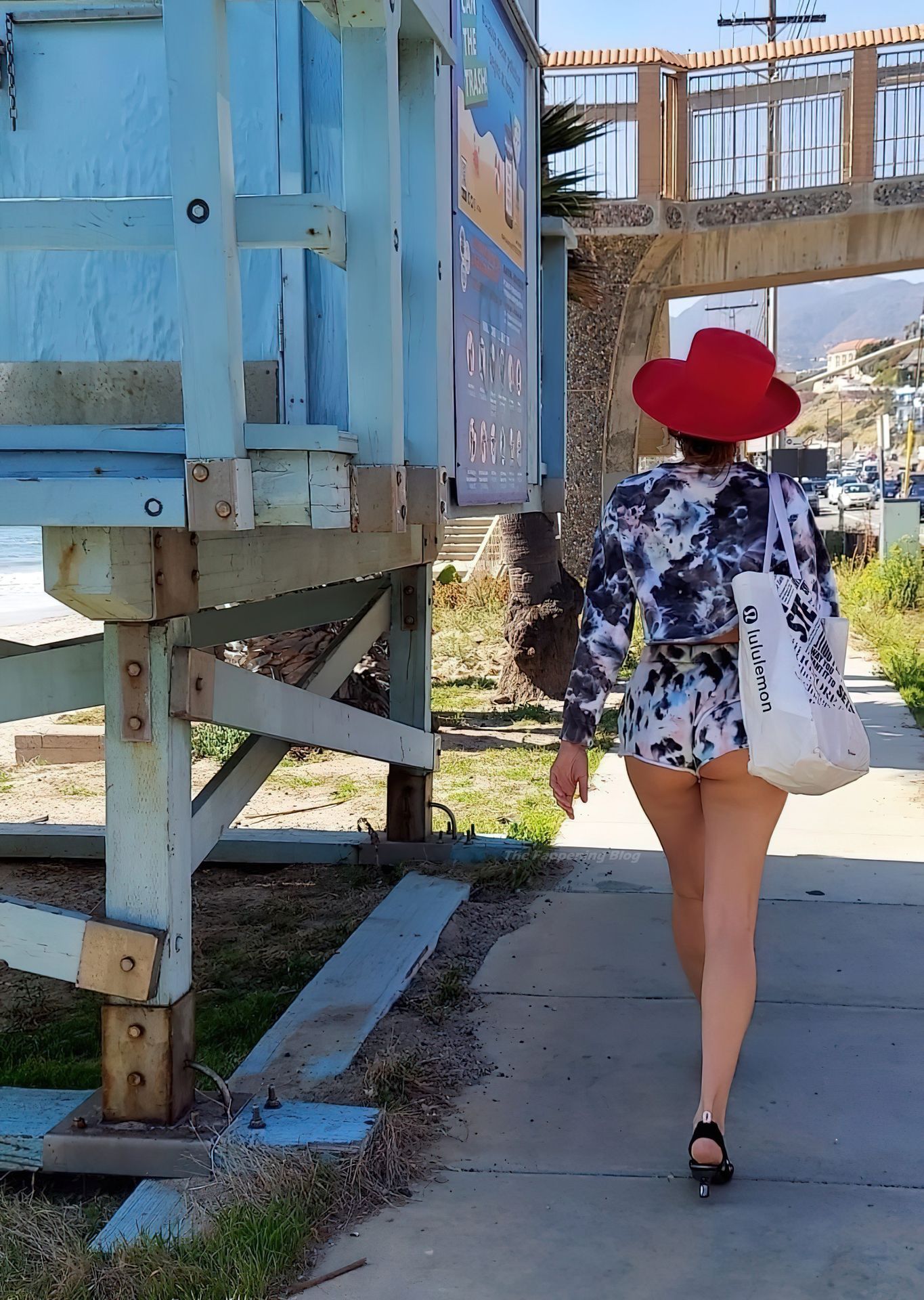 Leggy Blanca Blanco Heads to the Beach (17 Photos)