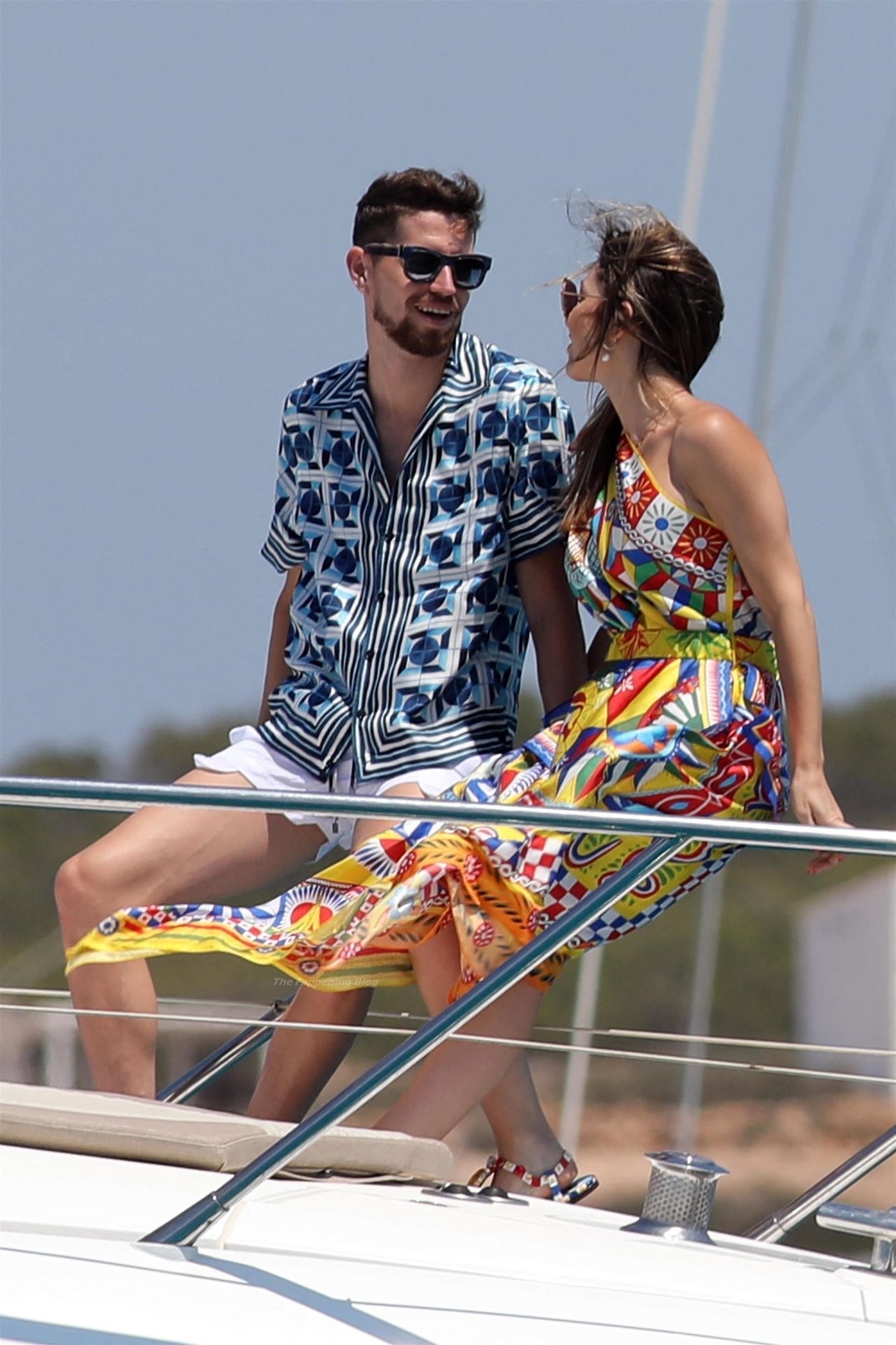 Jorginho & Catherine Harding Enjoy Their Summer Holiday in Formentera (42 Photos)