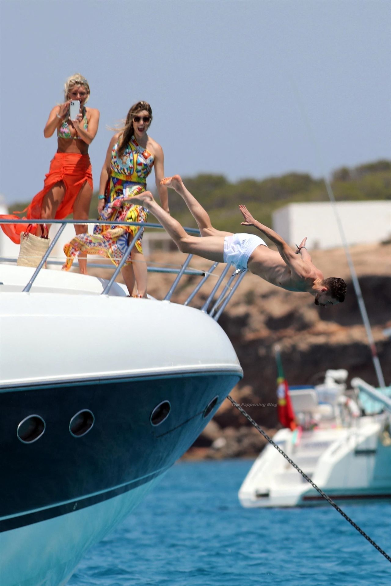 Jorginho & Catherine Harding Enjoy Their Summer Holiday in Formentera (42 Photos)