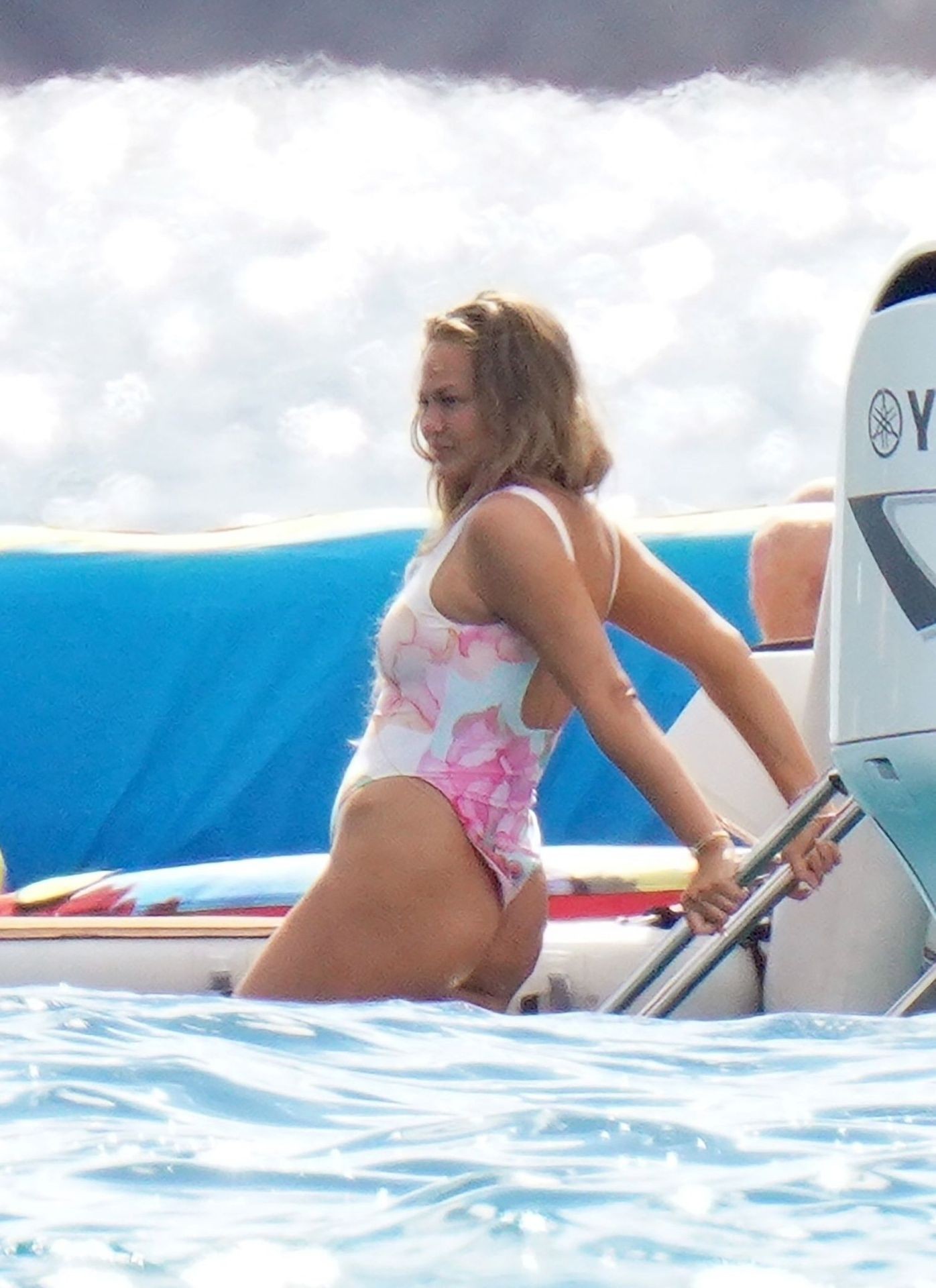 John Legend & Chrissy Teigen Have an Active Day Out on the Water in St Barts (16 Photos)