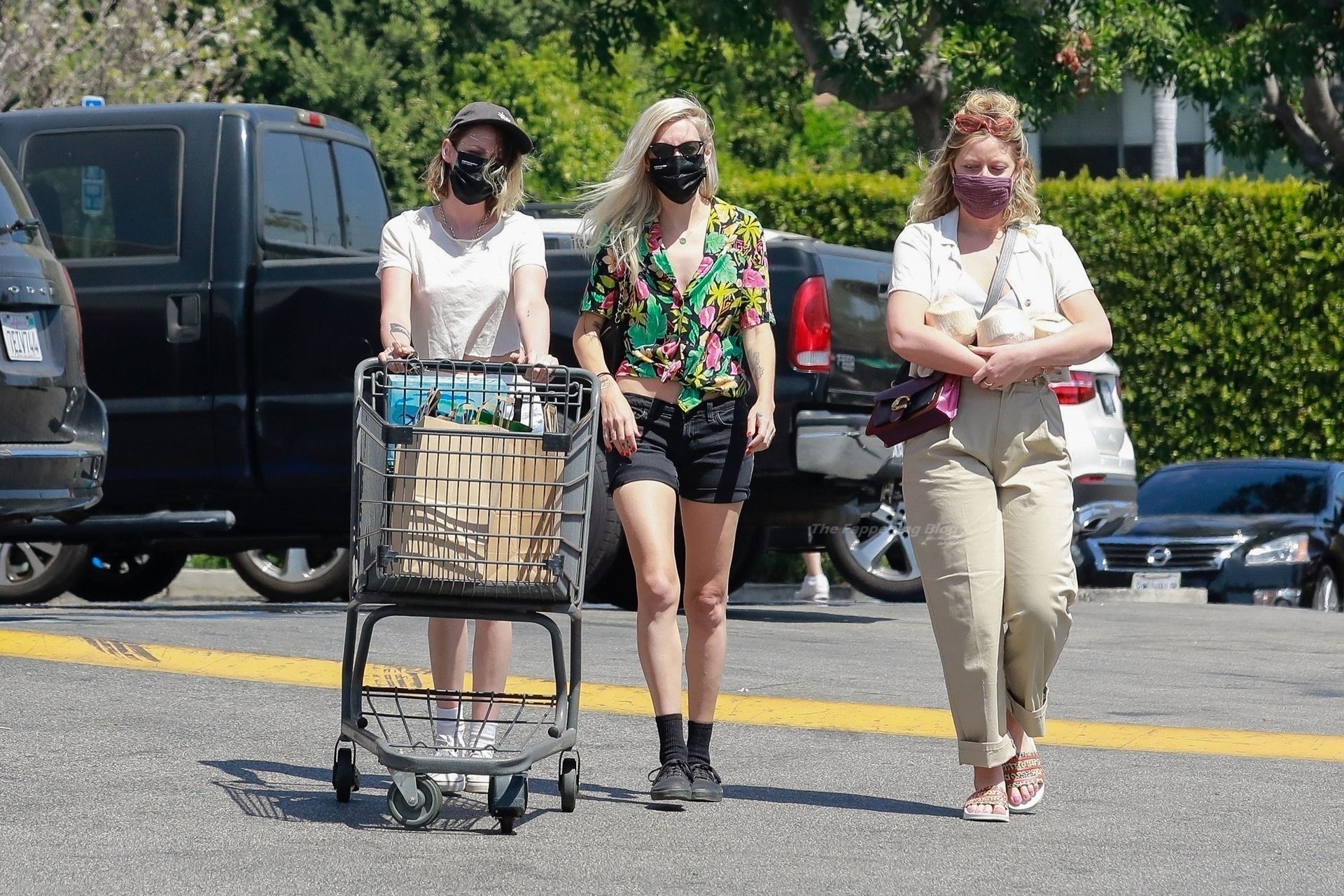 Kristen Stewart & Dylan Meyer Go Grocery Shopping in Los Feliz (30 Photos)
