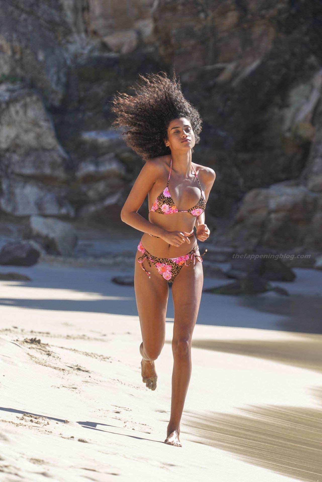 Imaan Hammam Stuns as She Poses for VS in St. Barts (33 Photos)