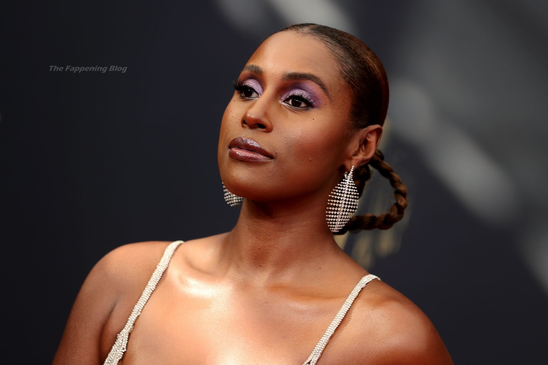 Issa Rae Displays Nice Cleavage at the 73rd Primetime Emmy Awards in Los Angeles (24 Photos)