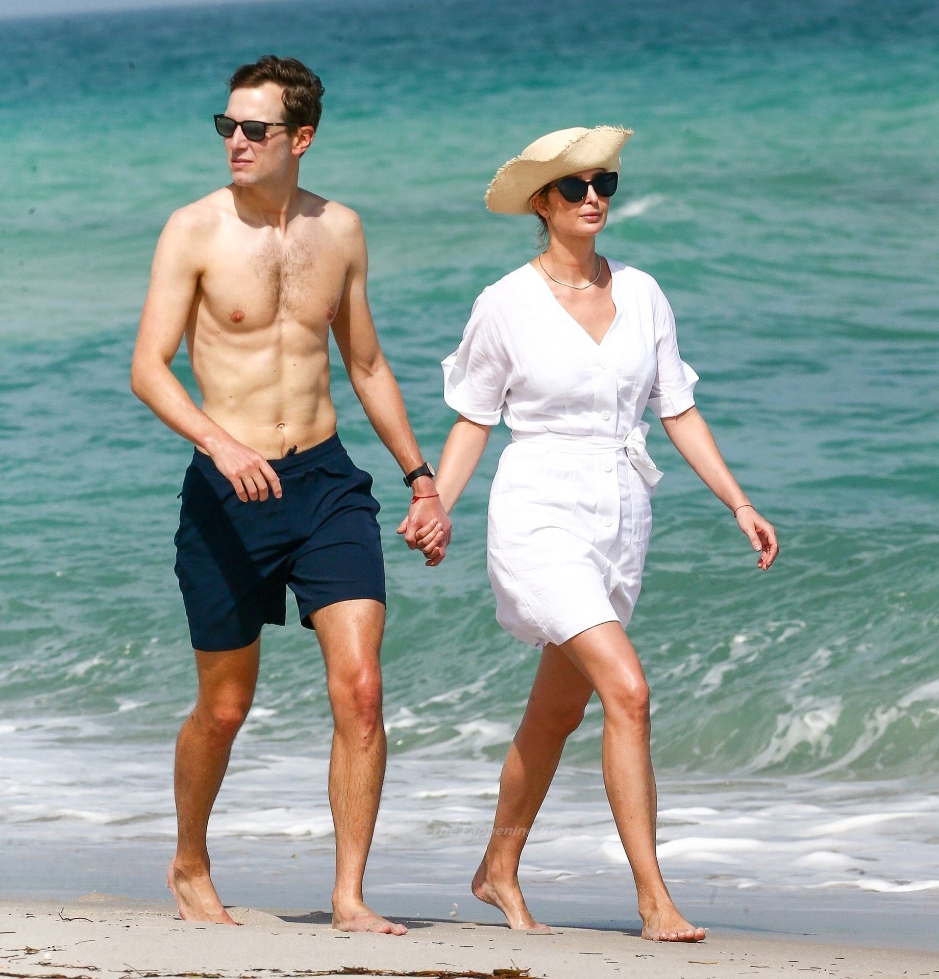 Ivanka Trump & Jared Kushner Enjoy a Romantic Walk on the Beach (75 Photos)